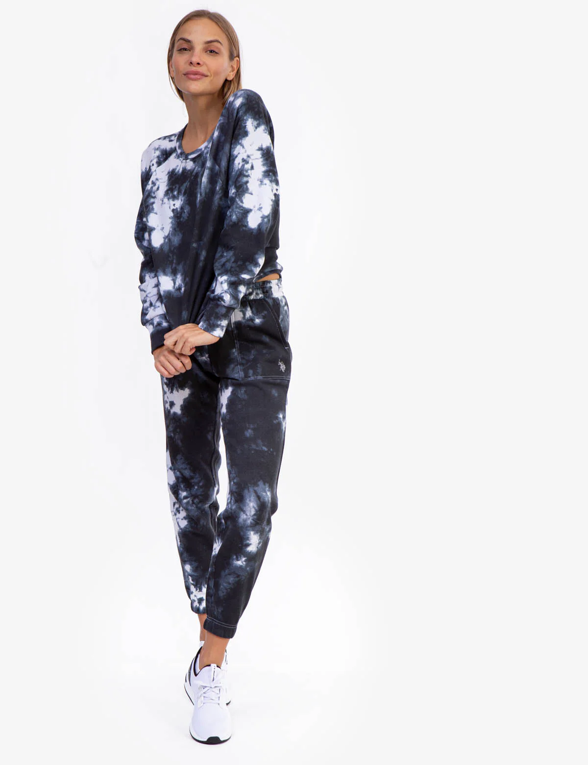 TIE DYE RAGLAN CREW NECK SWEATSHIRT - Image 5