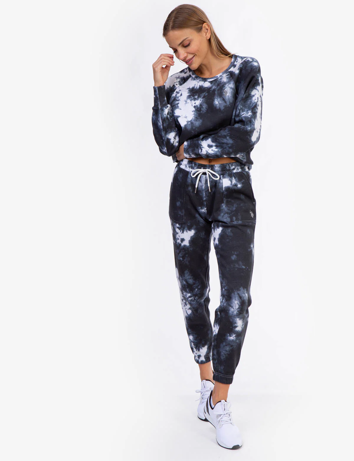TIE DYE RAGLAN CREW NECK SWEATSHIRT - Image 6