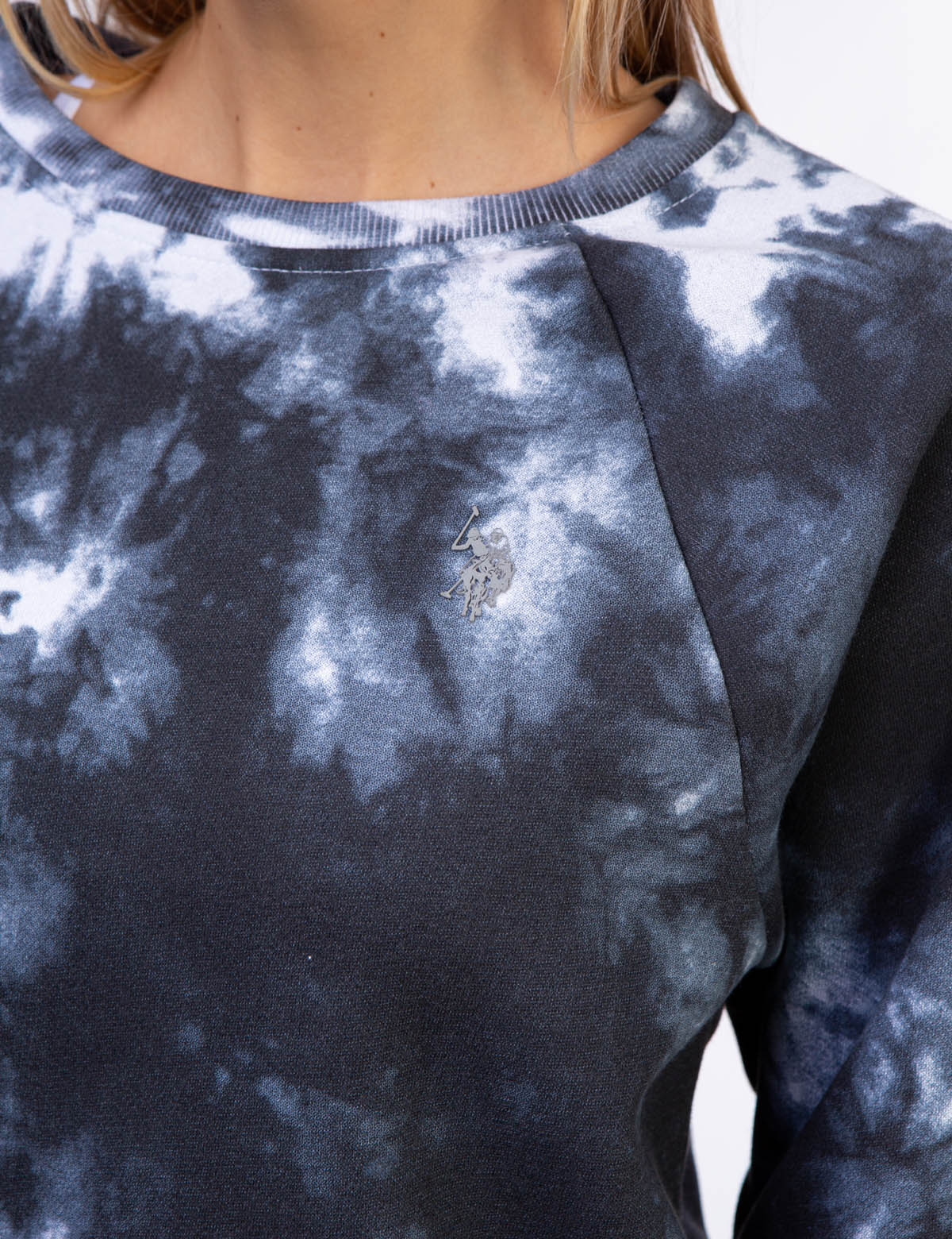 TIE DYE RAGLAN CREW NECK SWEATSHIRT - Image 7