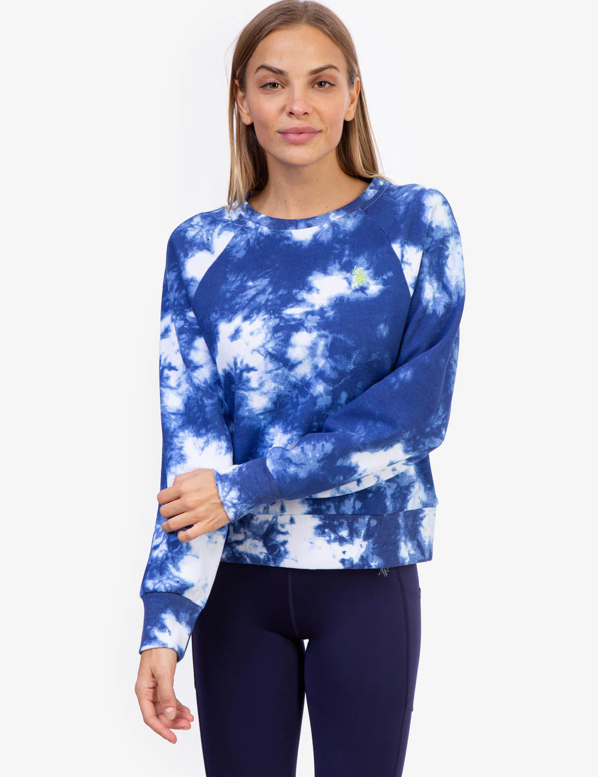 TIE DYE RAGLAN CREW NECK SWEATSHIRT - Image 9