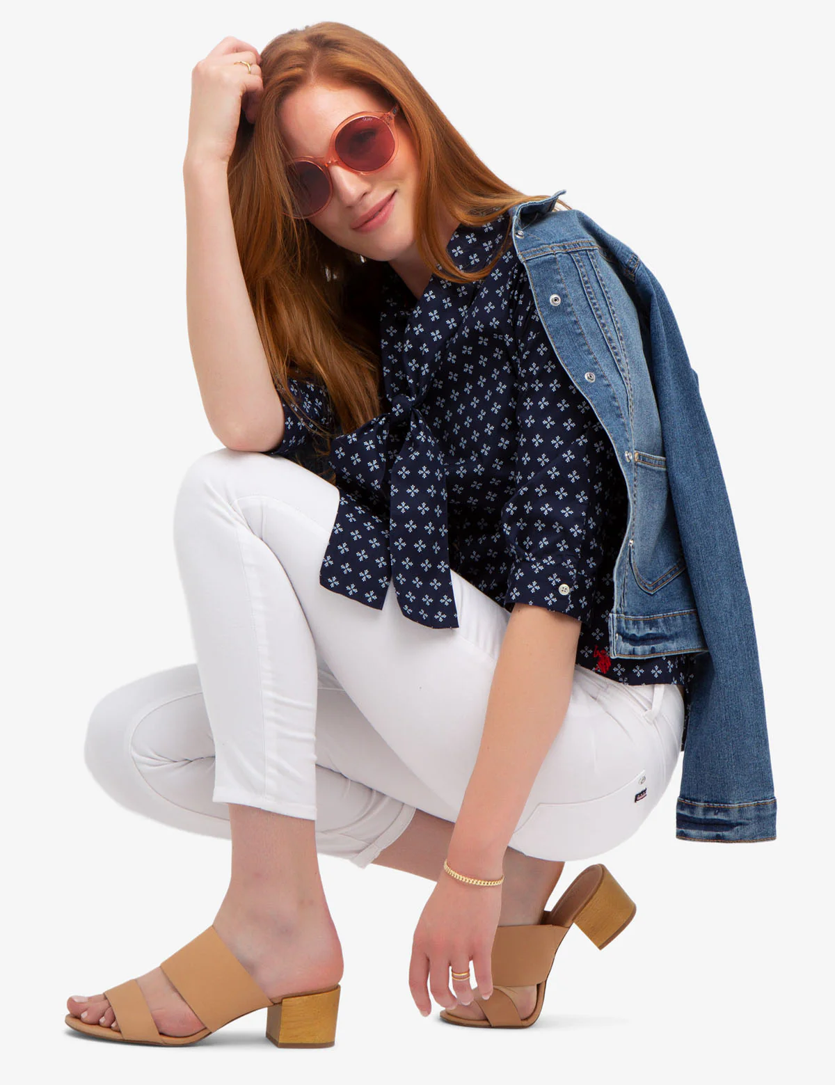 TIE FRONT COLLAR SHIRT - Image 2
