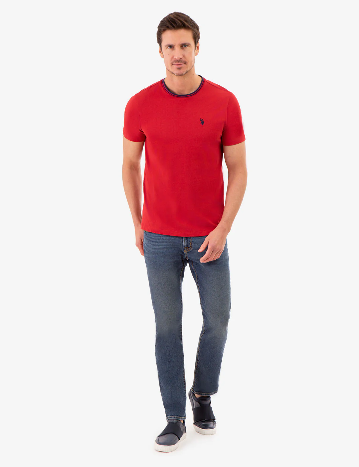 TIPPED CREW NECK COLLAR T-SHIRT - Image 10