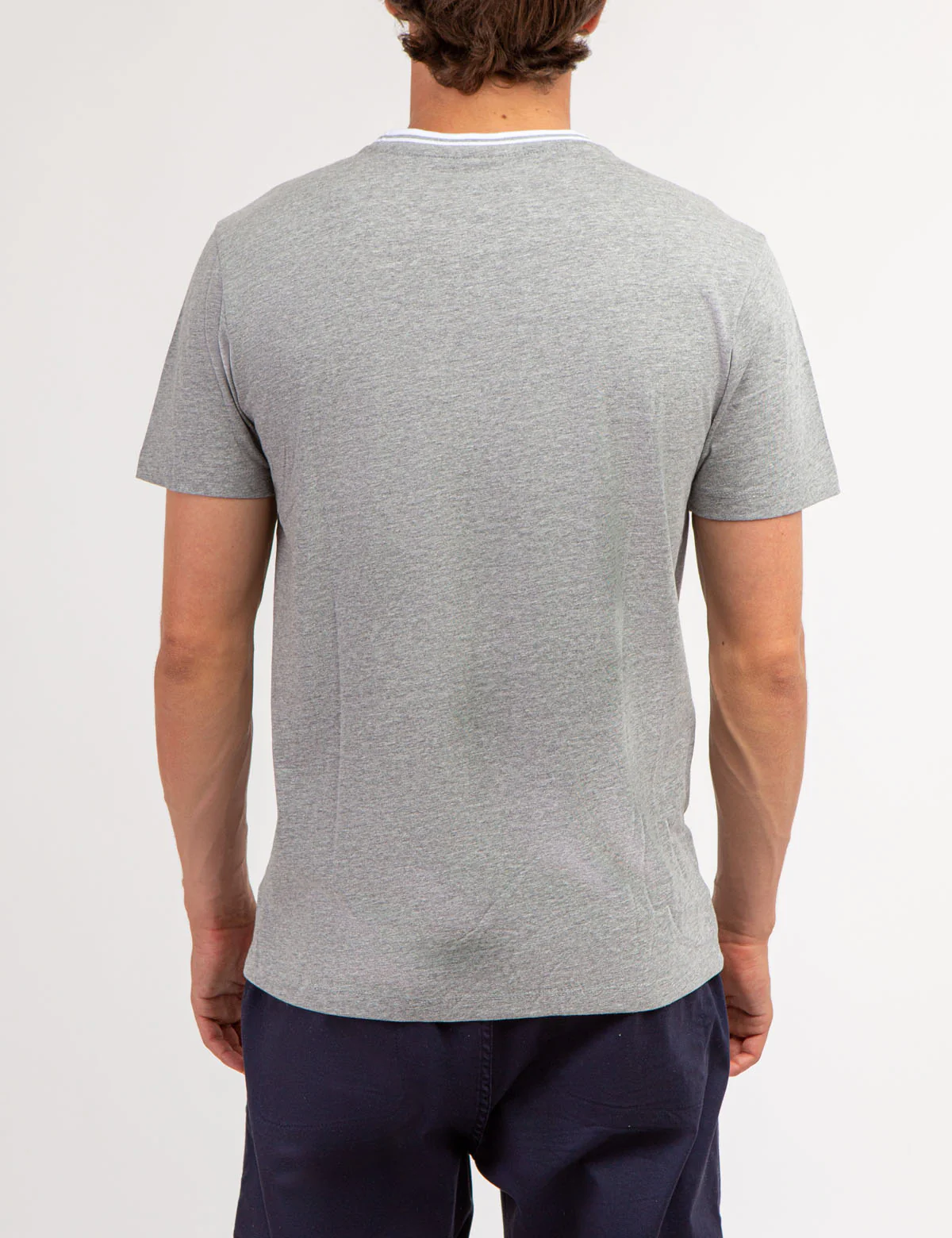 TIPPED CREW NECK COLLAR T-SHIRT - Image 6