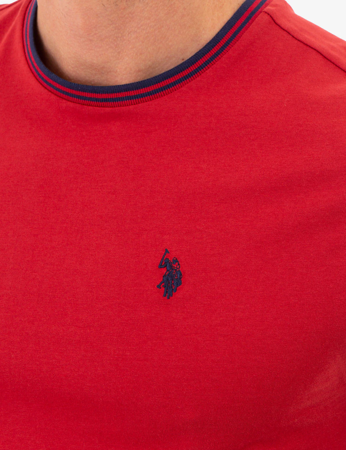 TIPPED CREW NECK COLLAR T-SHIRT - Image 9