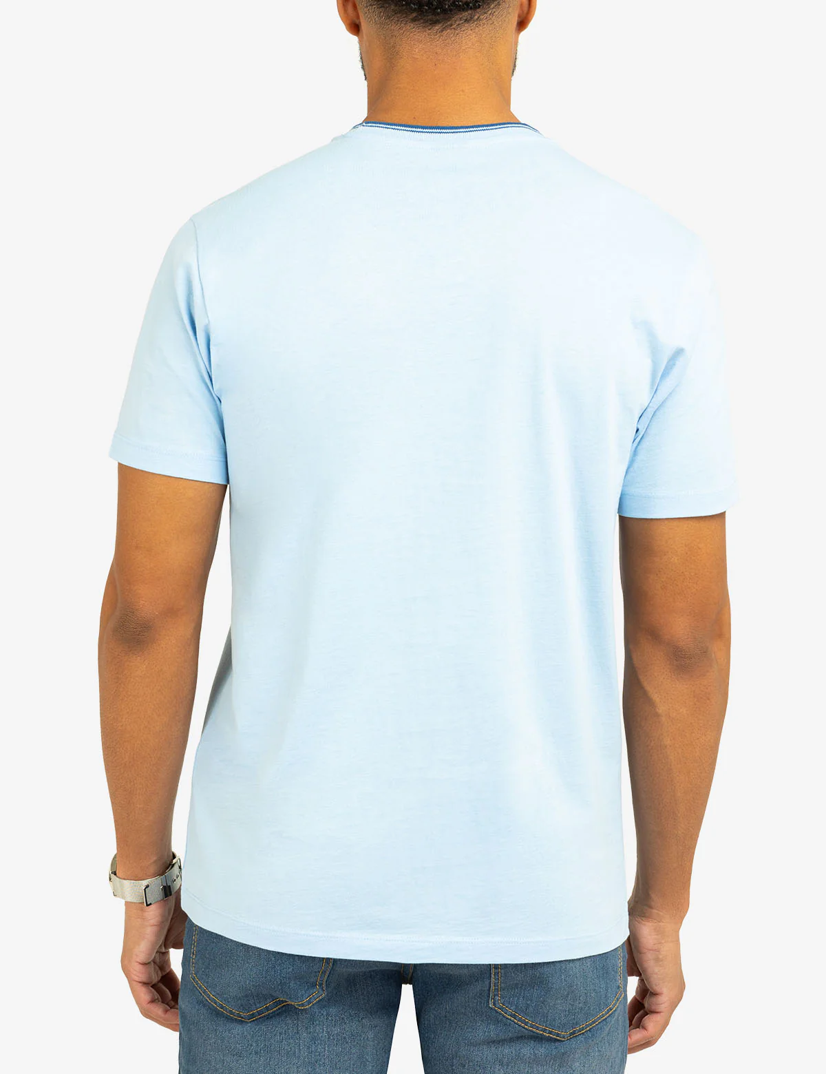 TIPPED CREW NECK COLLAR T-SHIRT - Image 13