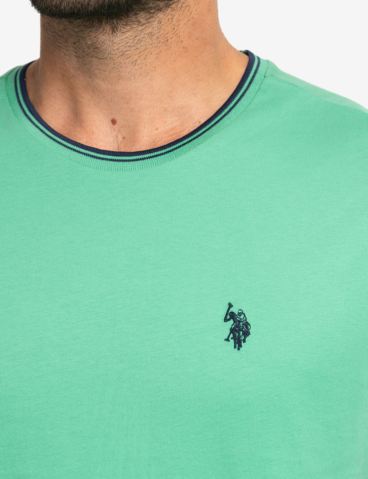 TIPPED CREW NECK COLLAR T-SHIRT - Image 11