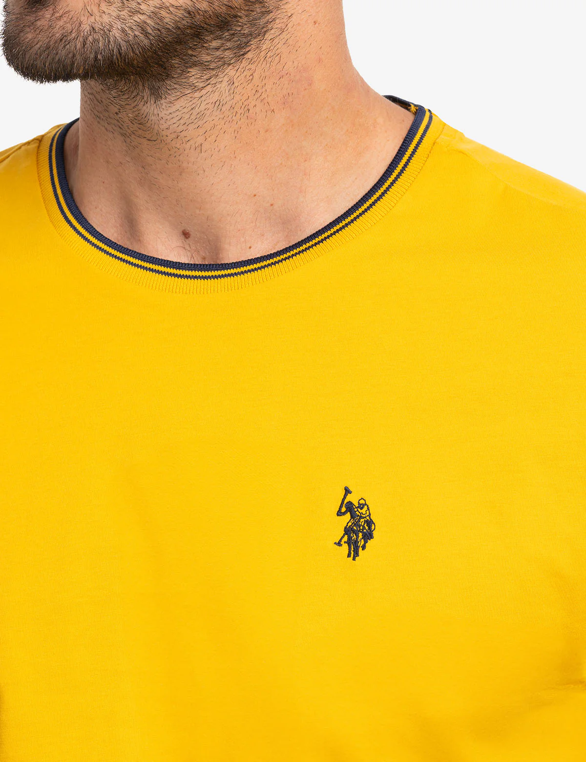 TIPPED CREW NECK COLLAR T-SHIRT - Image 7