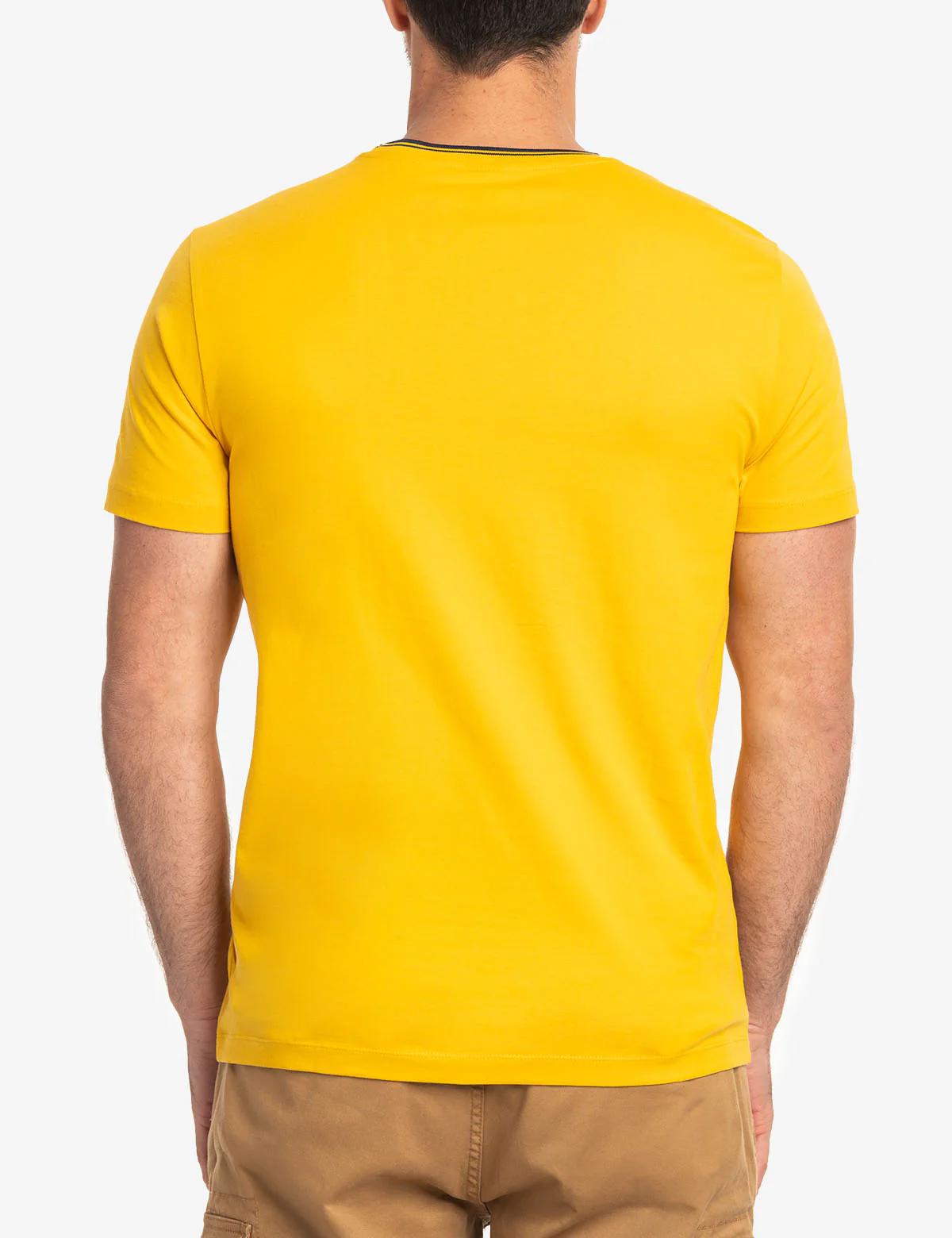 TIPPED CREW NECK COLLAR T-SHIRT - Image 8