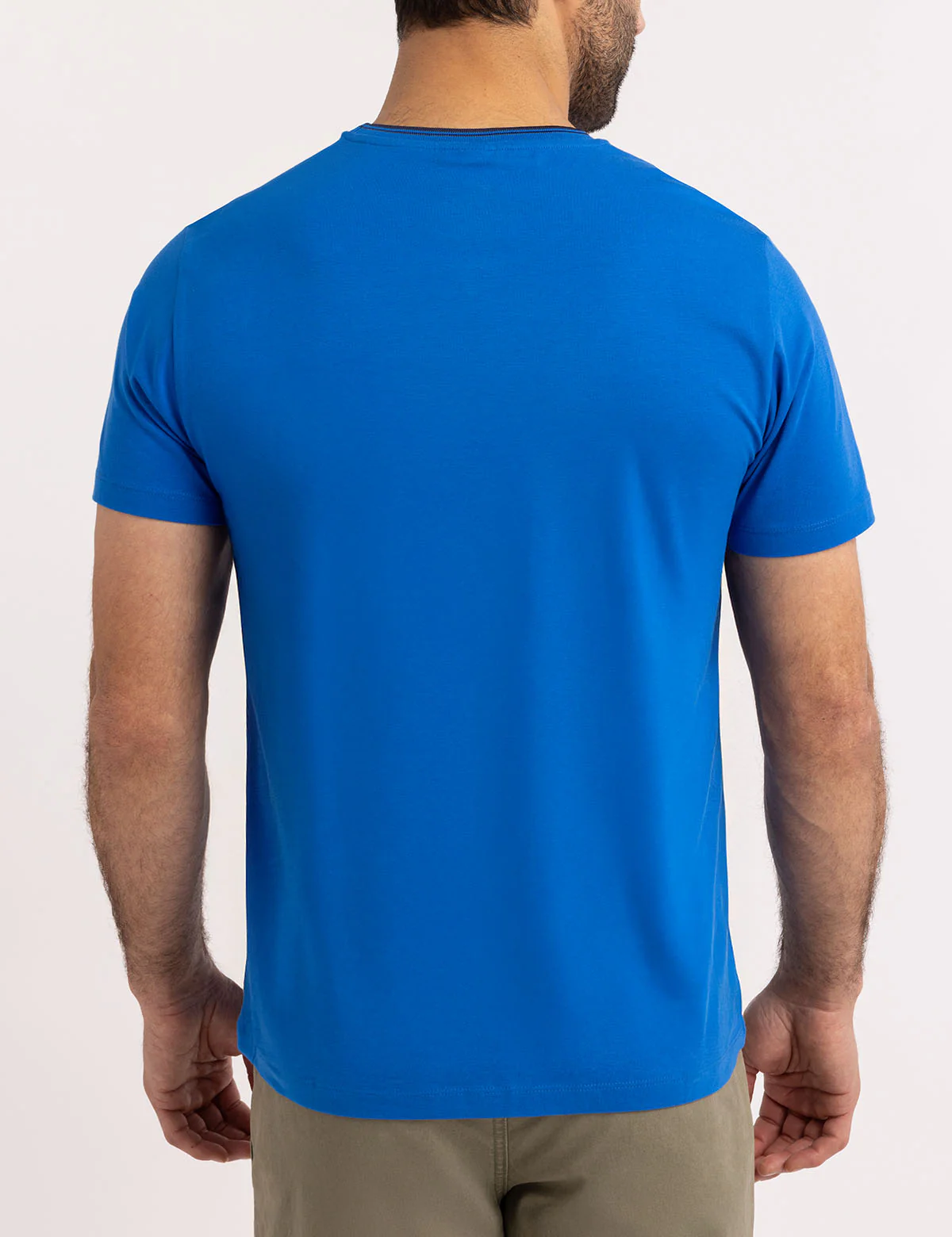 TIPPED CREW NECK COLLAR T-SHIRT - Image 10