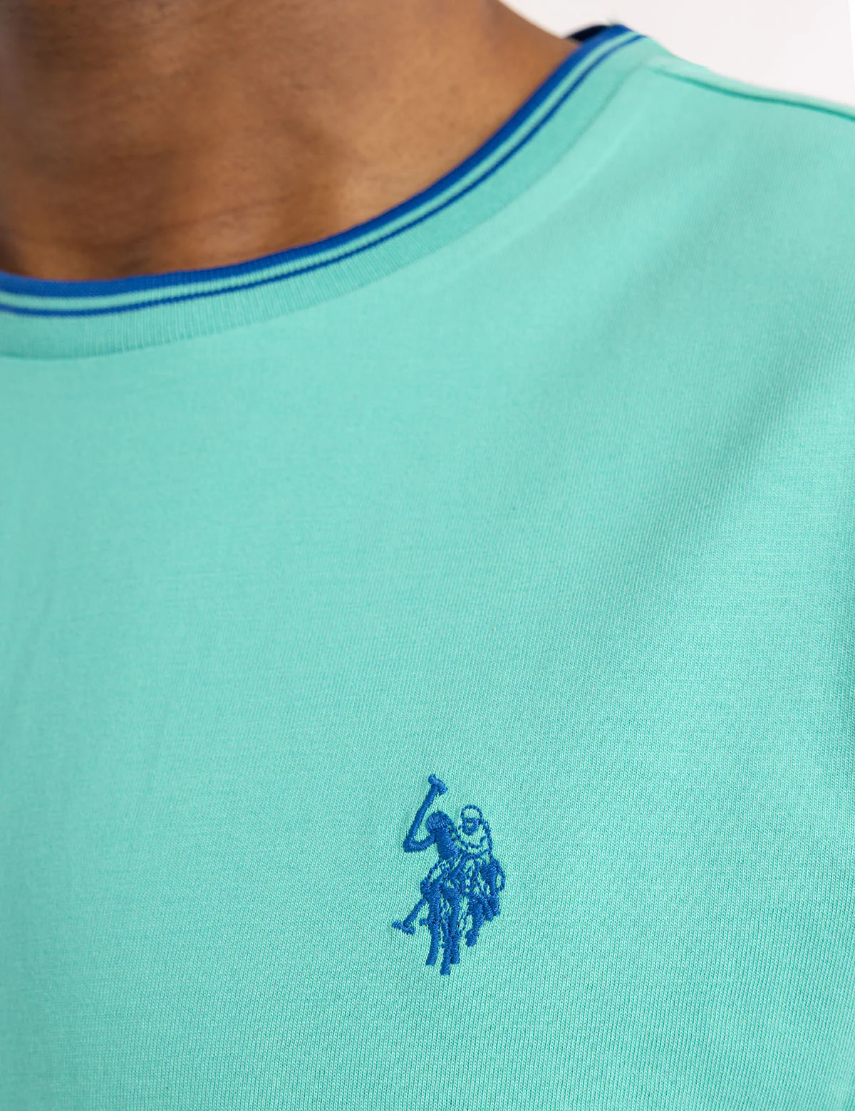 TIPPED CREW NECK COLLAR T-SHIRT - Image 6