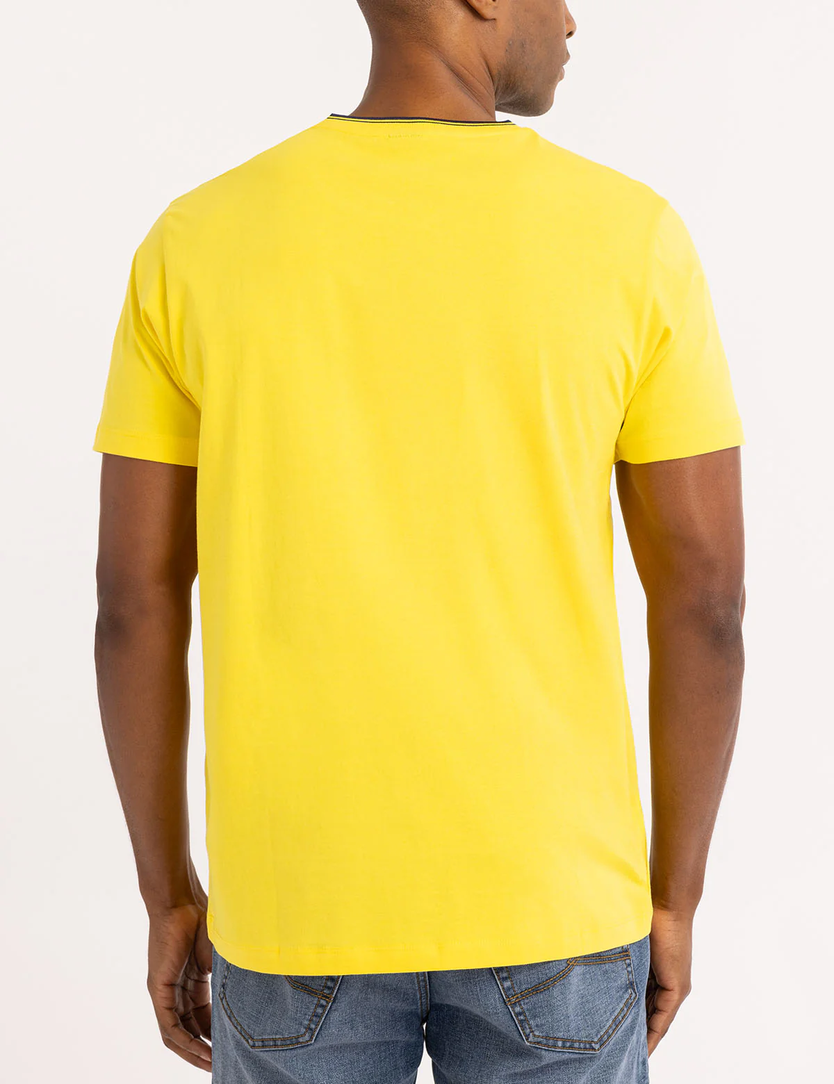 TIPPED CREW NECK COLLAR T-SHIRT - Image 8