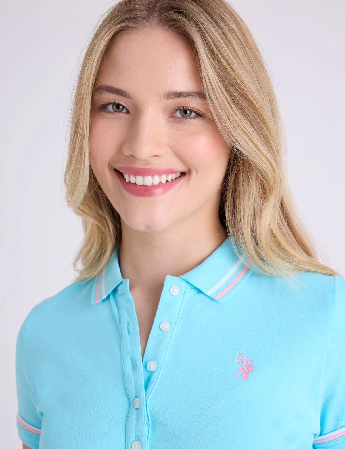 TIPPED DOUBLE CUFFED TRIM POLO SHIRT - Image 2