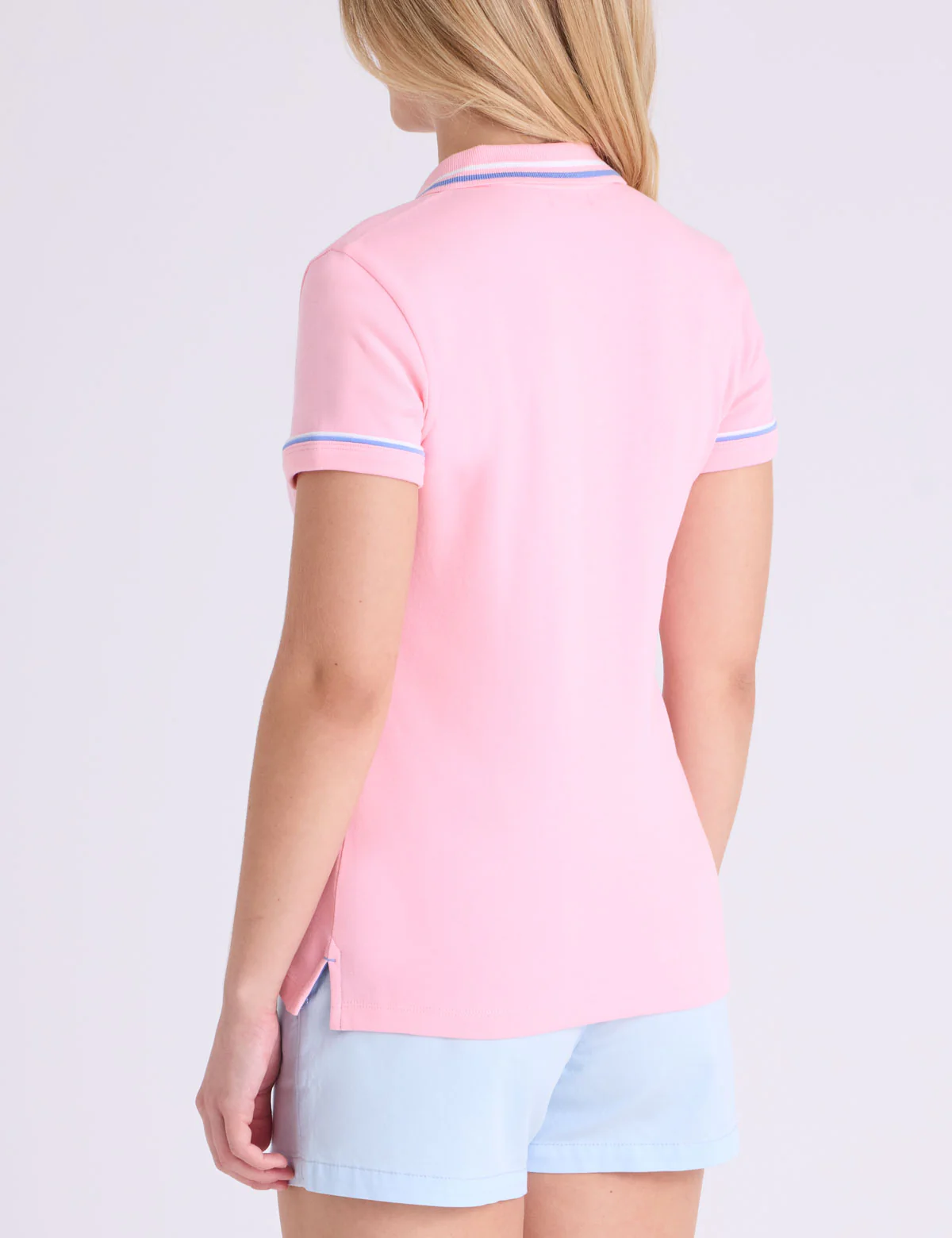 TIPPED DOUBLE CUFFED TRIM POLO SHIRT - Image 9