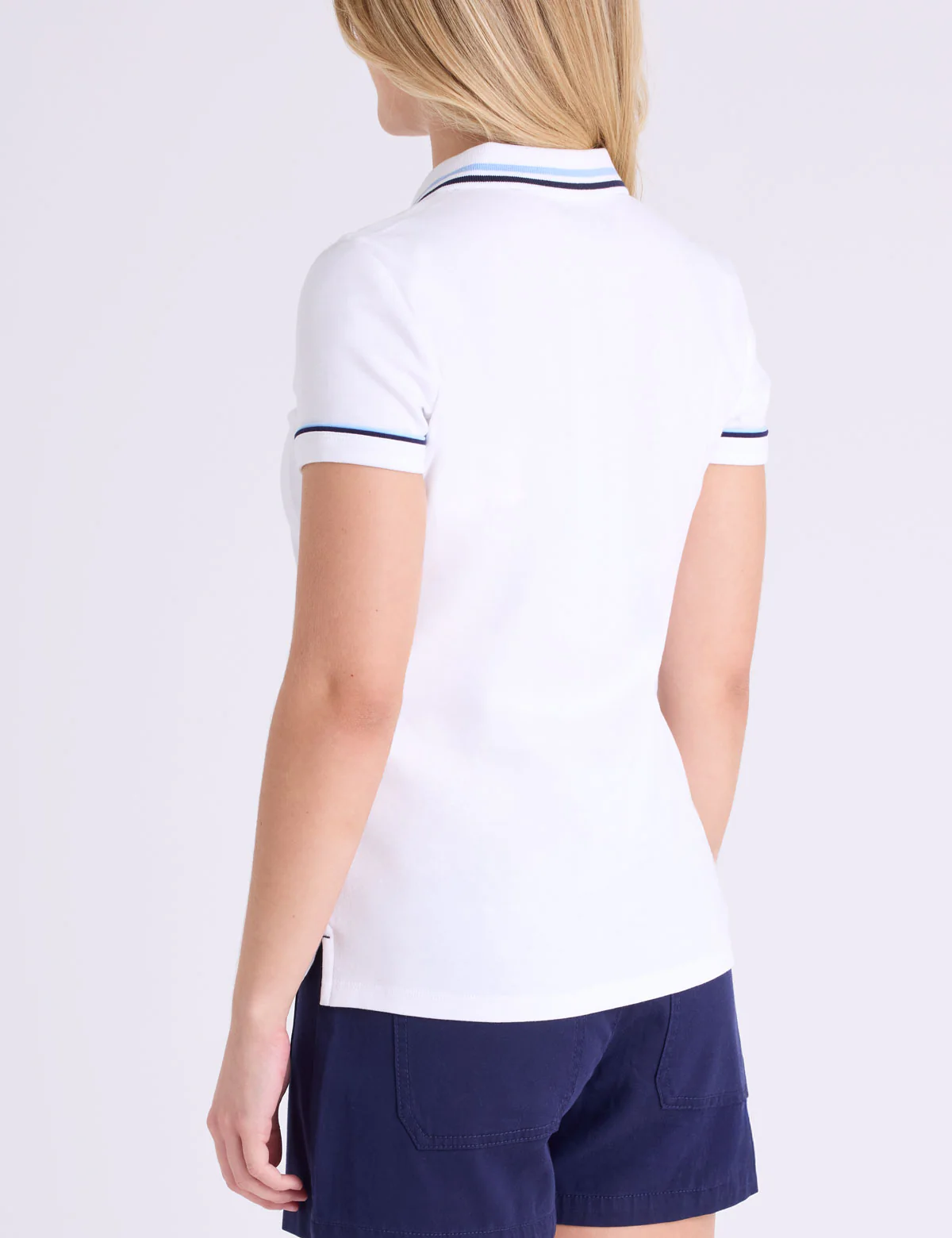 TIPPED DOUBLE CUFFED TRIM POLO SHIRT - Image 10