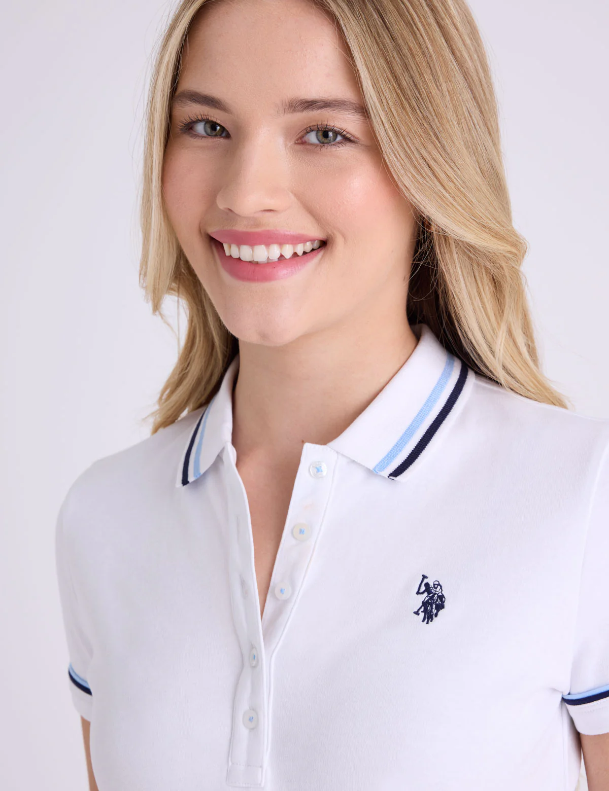 TIPPED DOUBLE CUFFED TRIM POLO SHIRT - Image 8