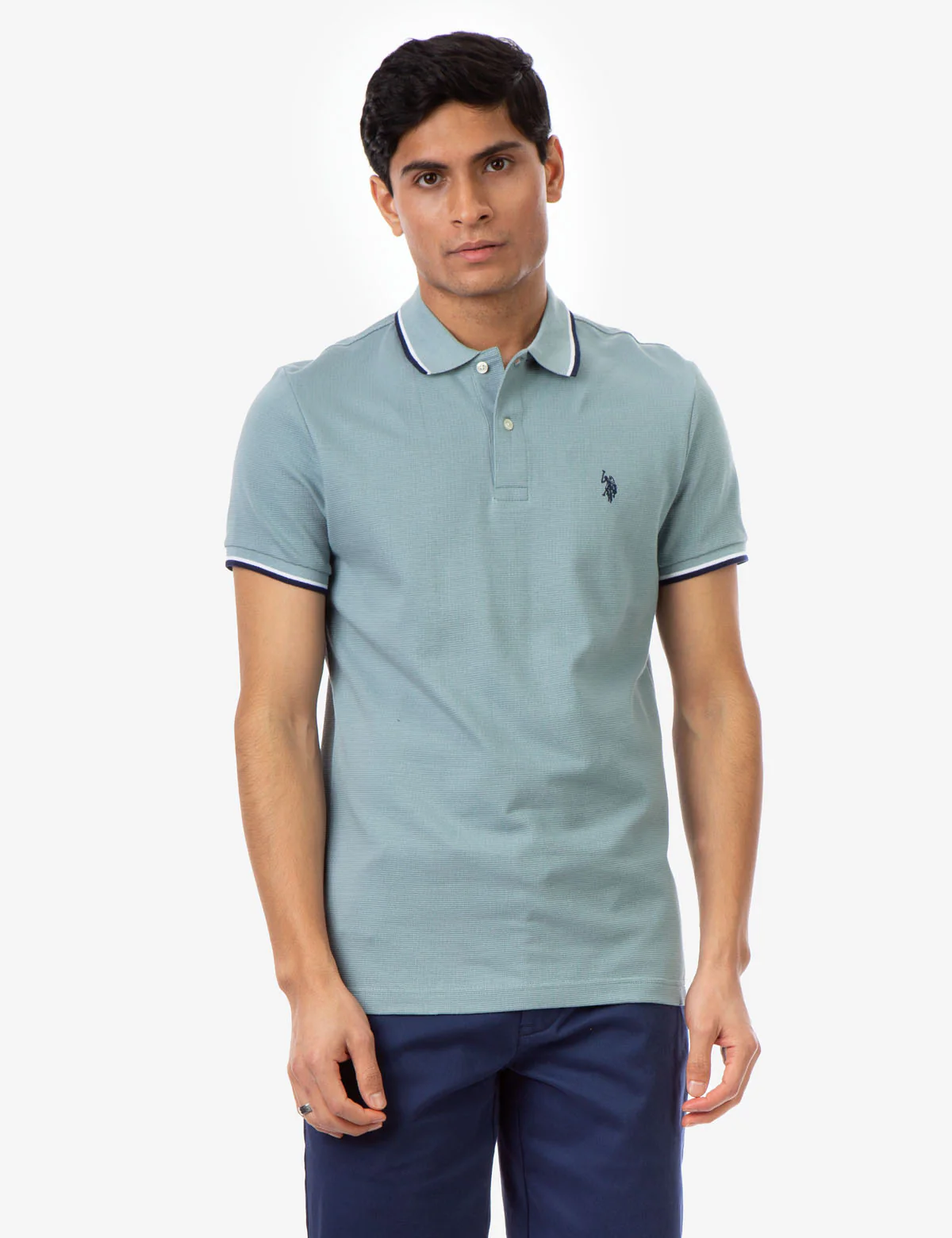 TIPPED OTTOMAN PIQUE POLO SHIRT - Image 11