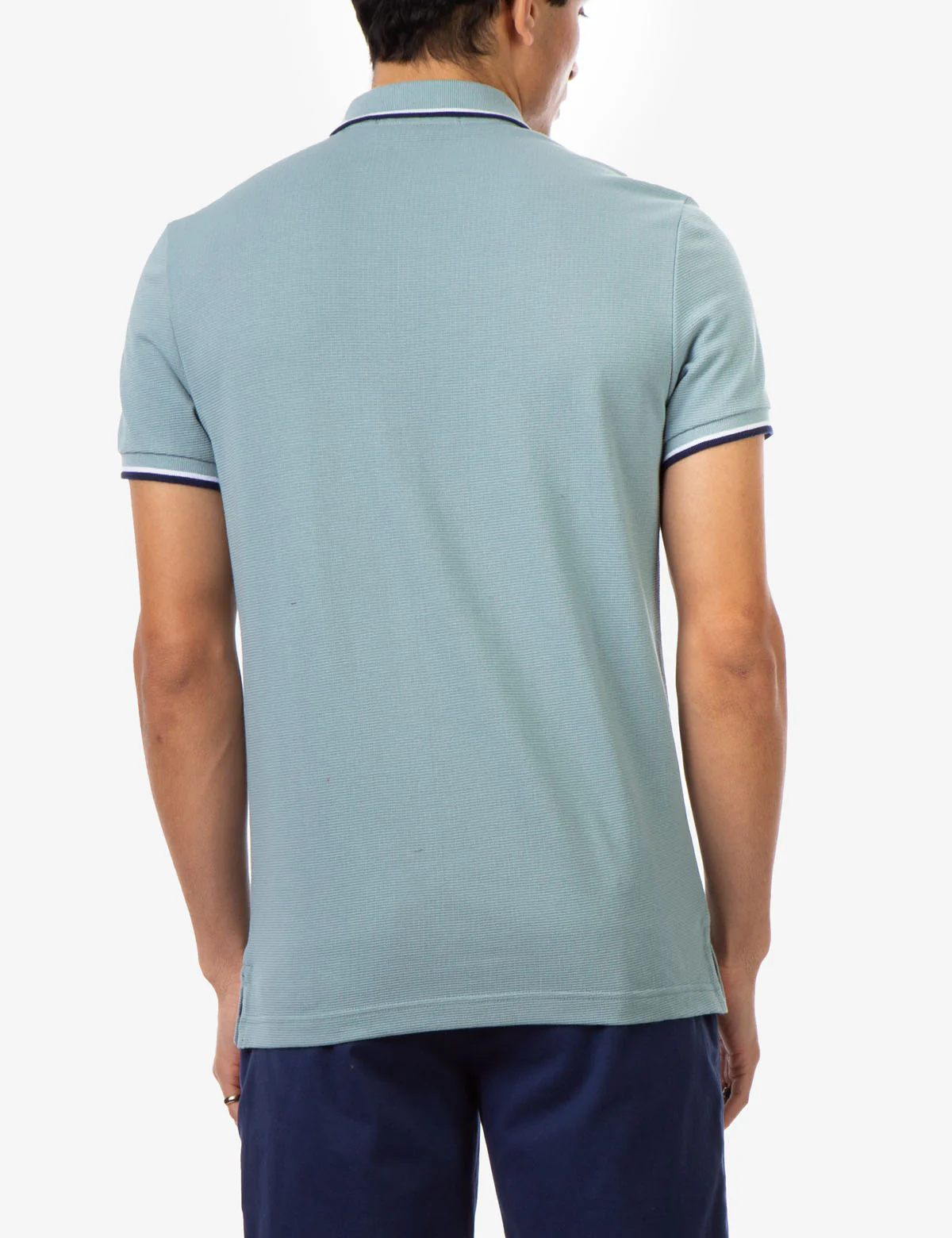TIPPED OTTOMAN PIQUE POLO SHIRT - Image 14