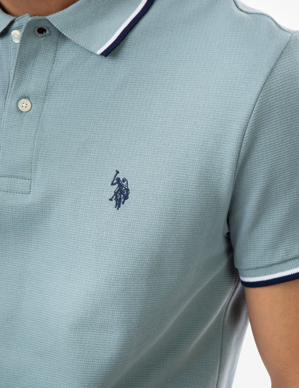TIPPED OTTOMAN PIQUE POLO SHIRT - Image 16