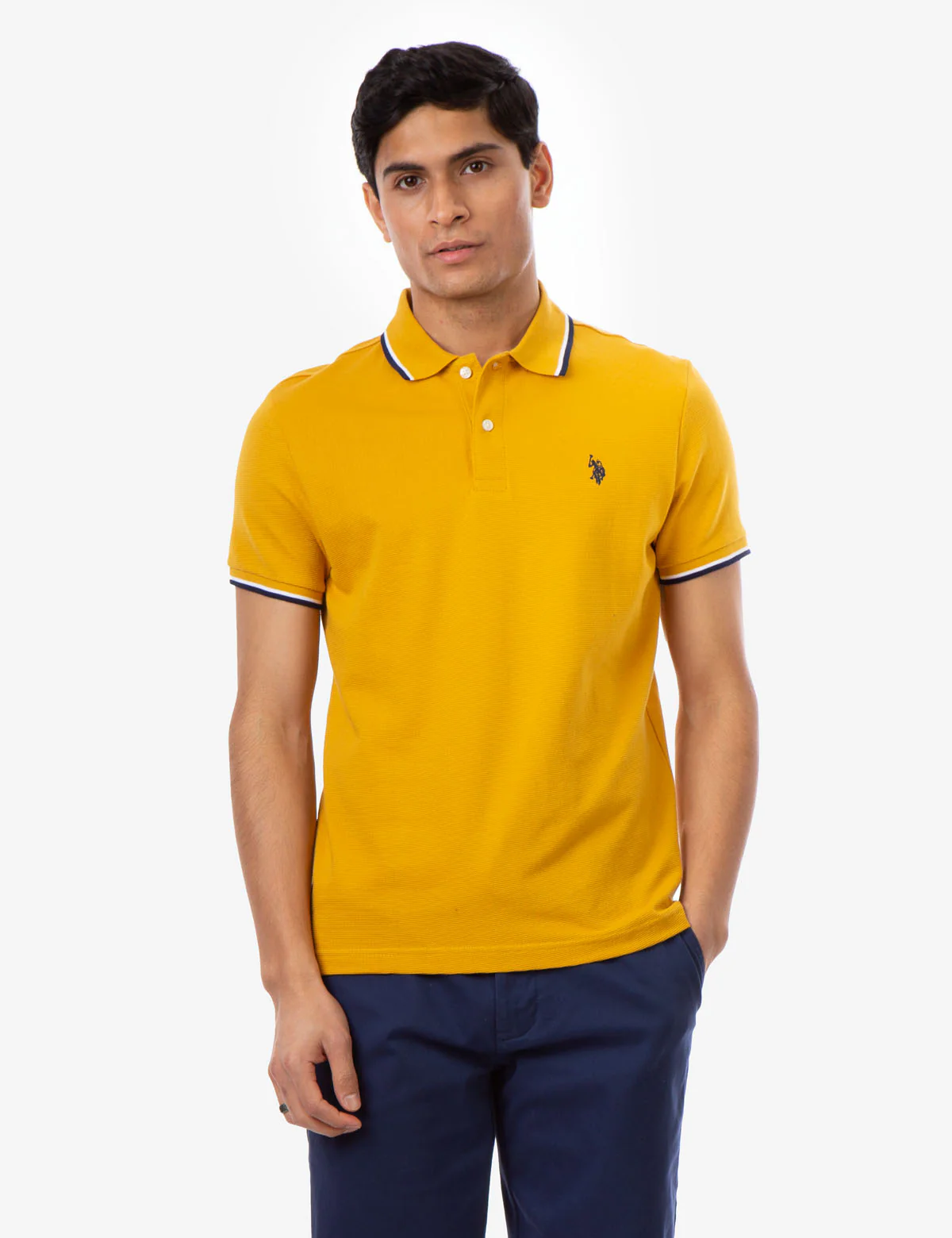 TIPPED OTTOMAN PIQUE POLO SHIRT - Image 17
