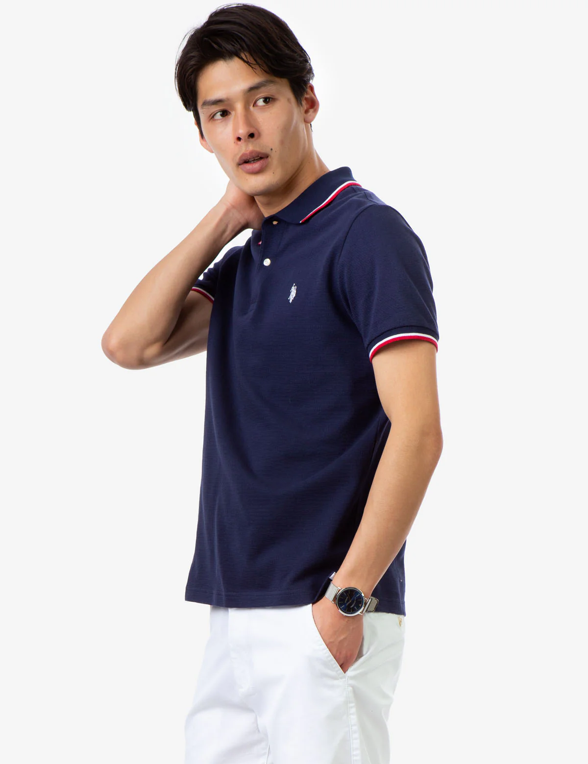 TIPPED OTTOMAN PIQUE POLO SHIRT - Image 22