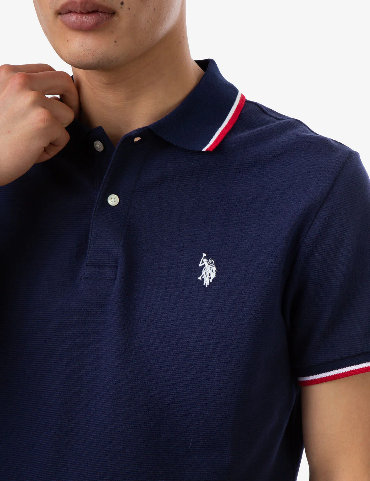 TIPPED OTTOMAN PIQUE POLO SHIRT - Image 24