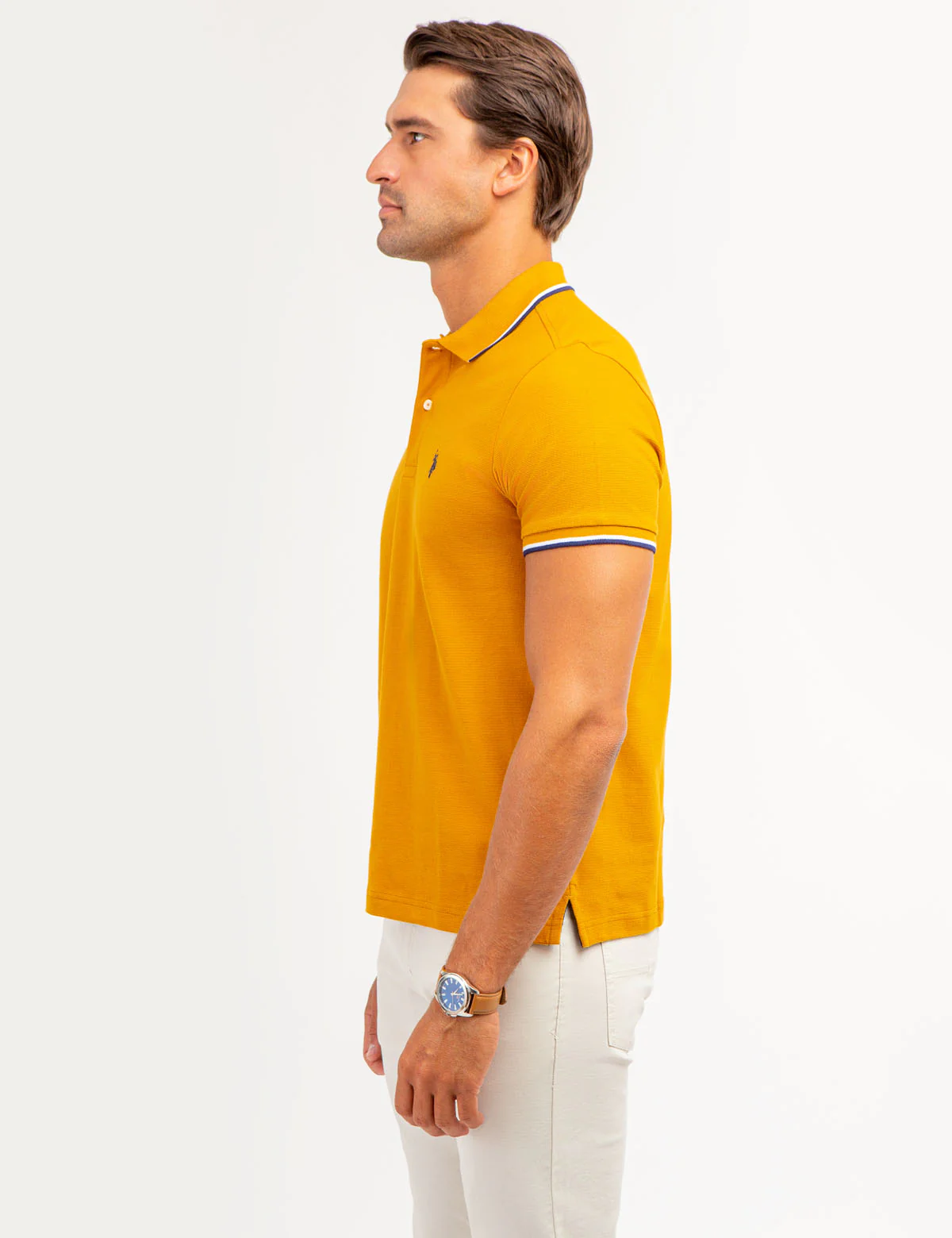 TIPPED OTTOMAN PIQUE POLO SHIRT - Image 3