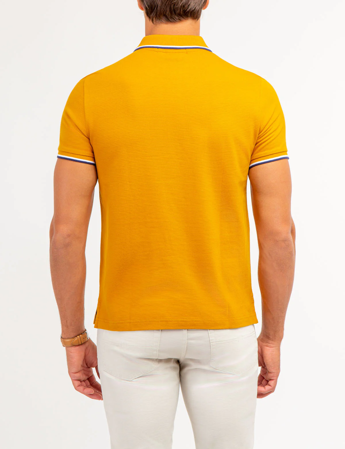 TIPPED OTTOMAN PIQUE POLO SHIRT - Image 4