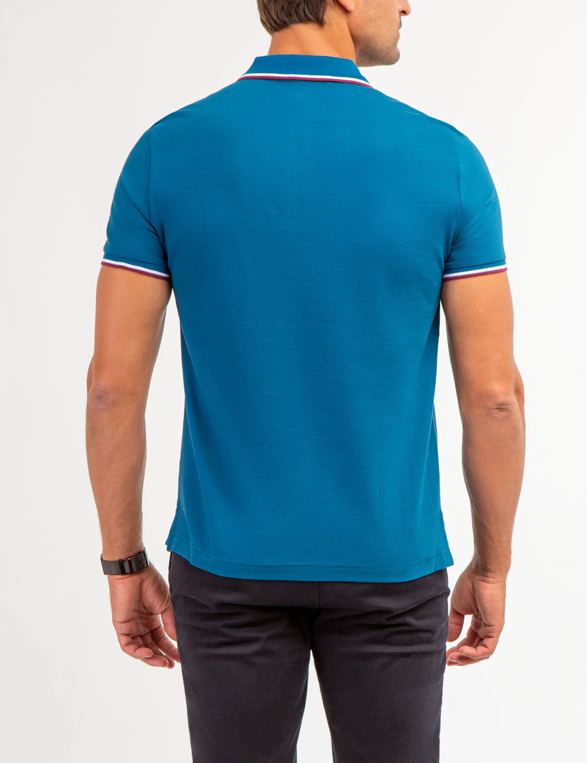 TIPPED OTTOMAN PIQUE POLO SHIRT - Image 9