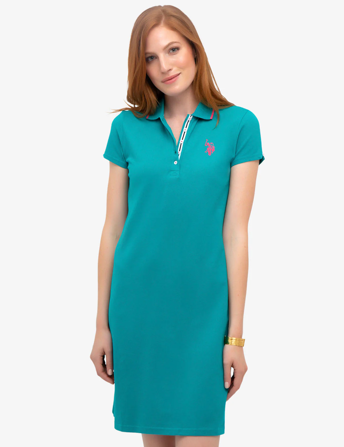 TIPPED POLO DRESS - Image 11