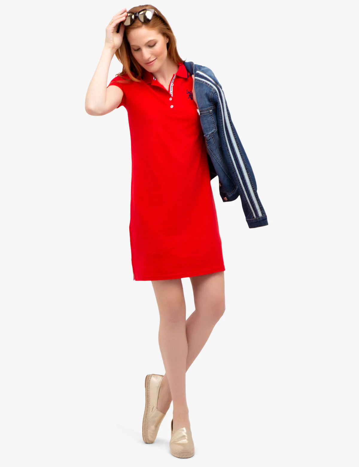 TIPPED POLO DRESS - Image 12