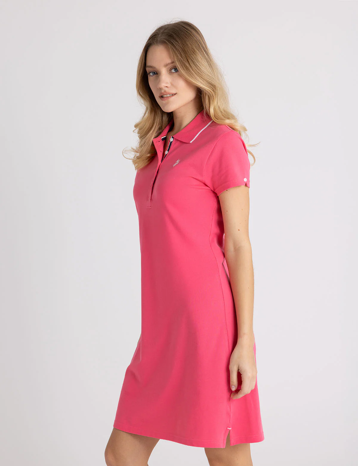 TIPPED POLO DRESS - Image 7