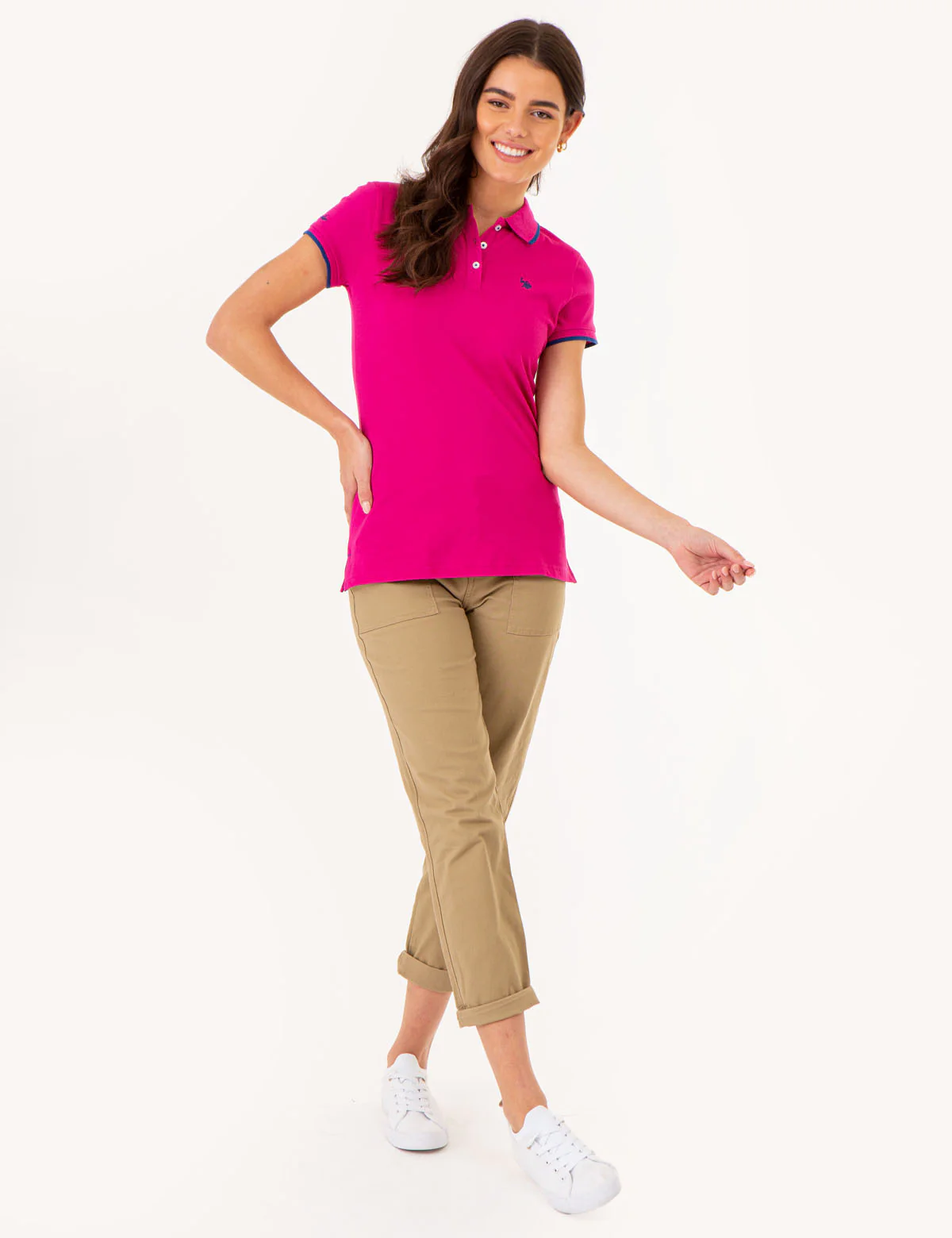 TIPPED SOLID POLO SHIRT - Image 24