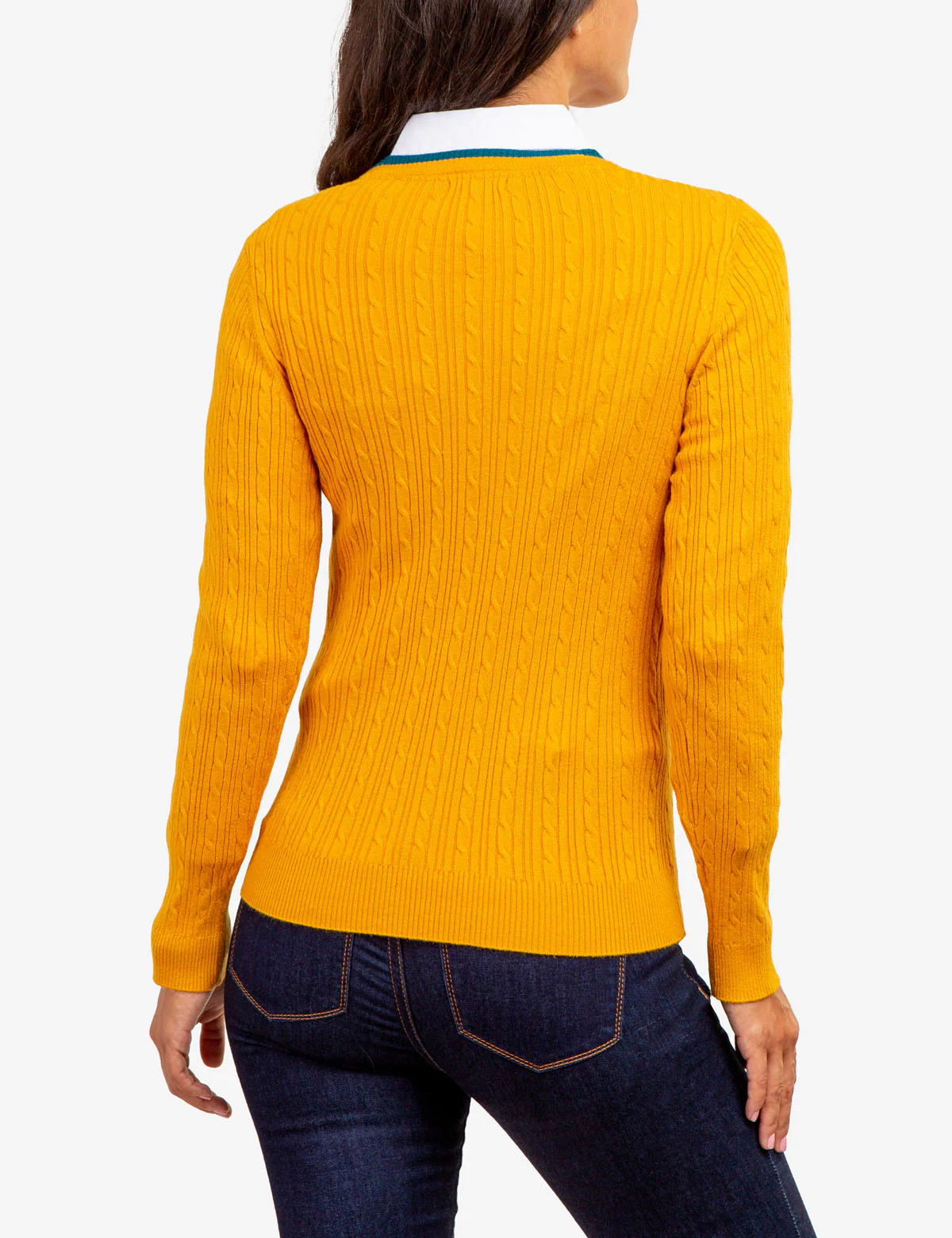 TIPPED SOFT CABLE CREW NECK SWEATER - Image 17