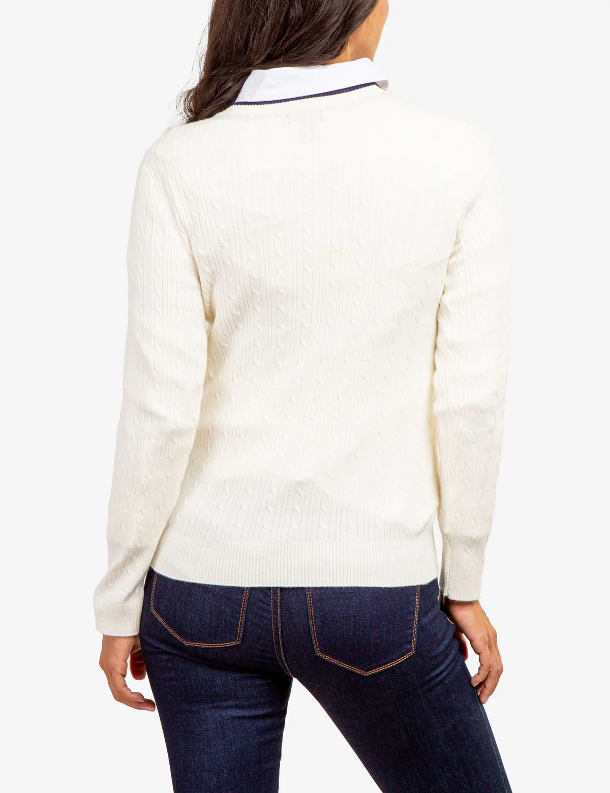 TIPPED SOFT CABLE CREW NECK SWEATER - Image 20