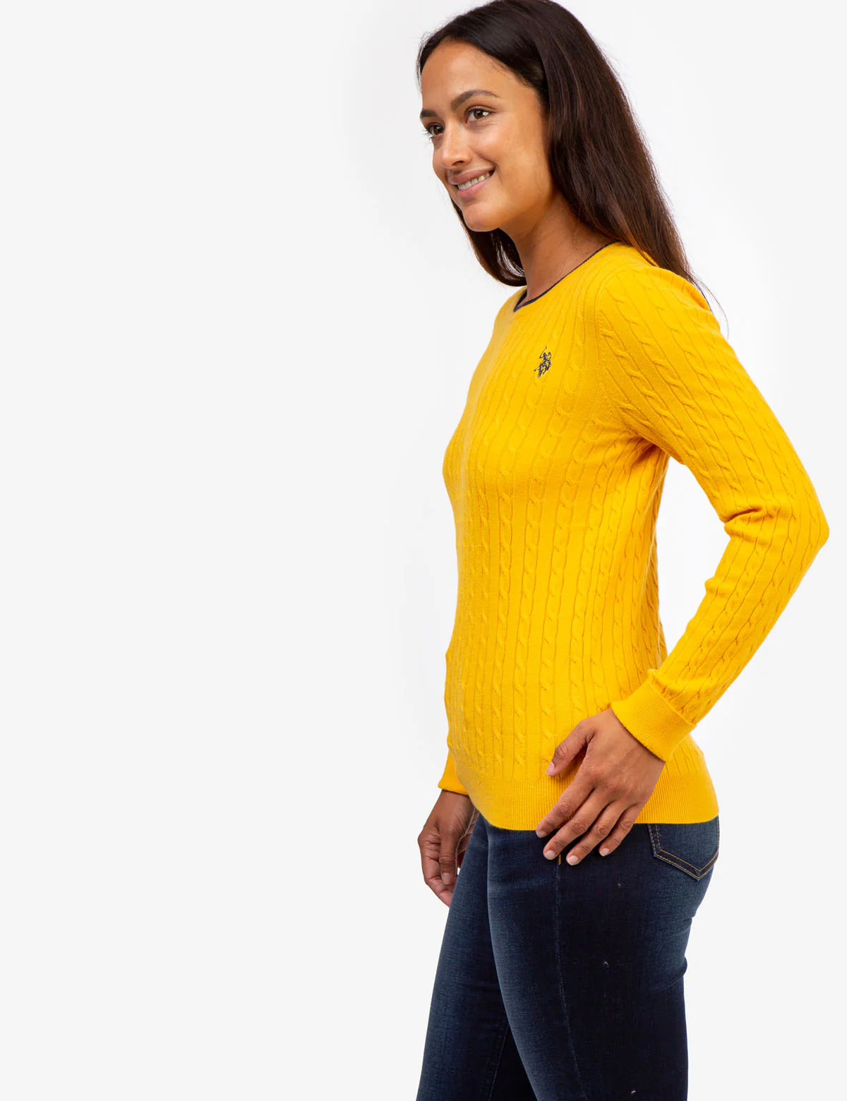 TIPPED SOFT CABLE CREW NECK SWEATER - Image 14