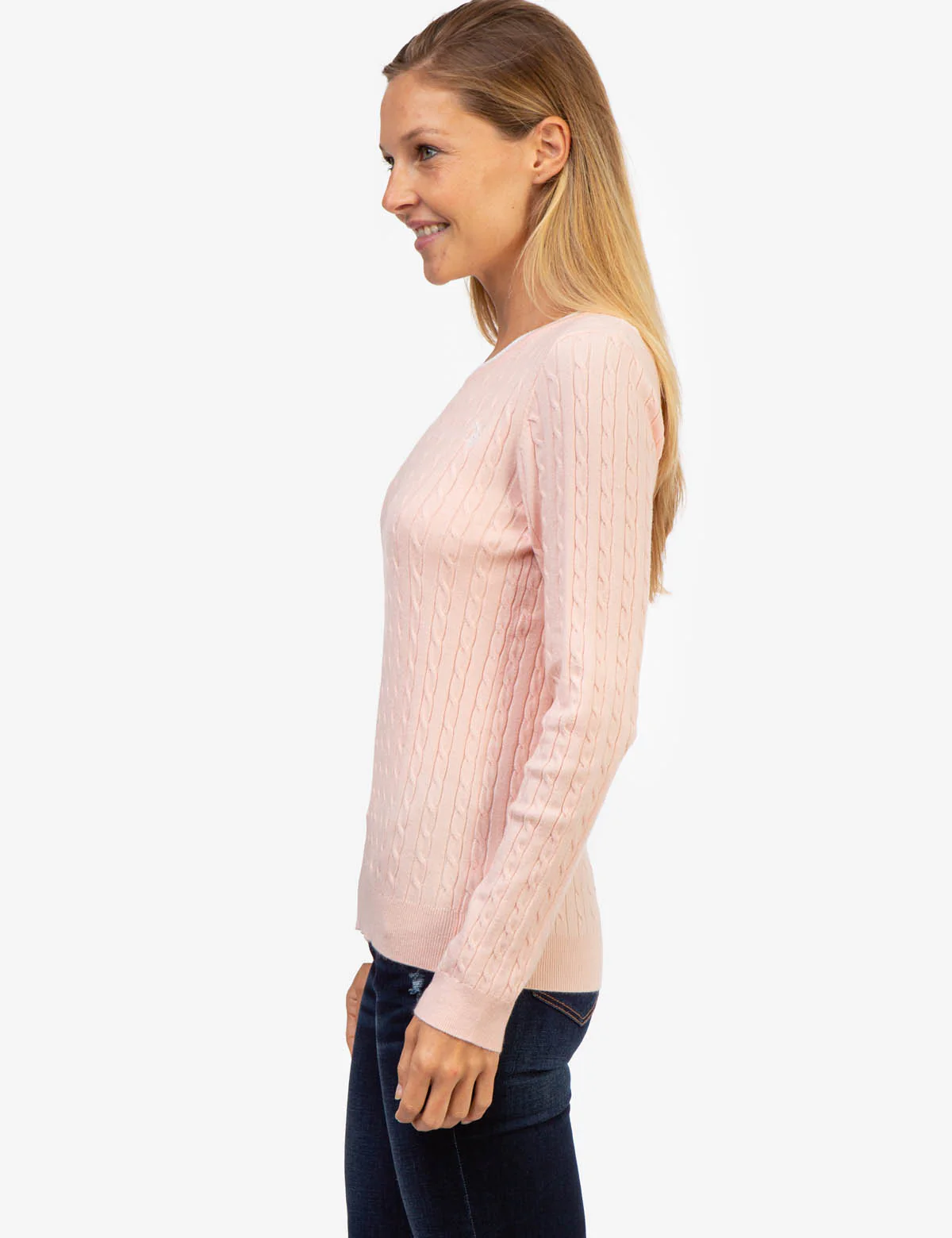 TIPPED SOFT CABLE CREW NECK SWEATER - Image 6