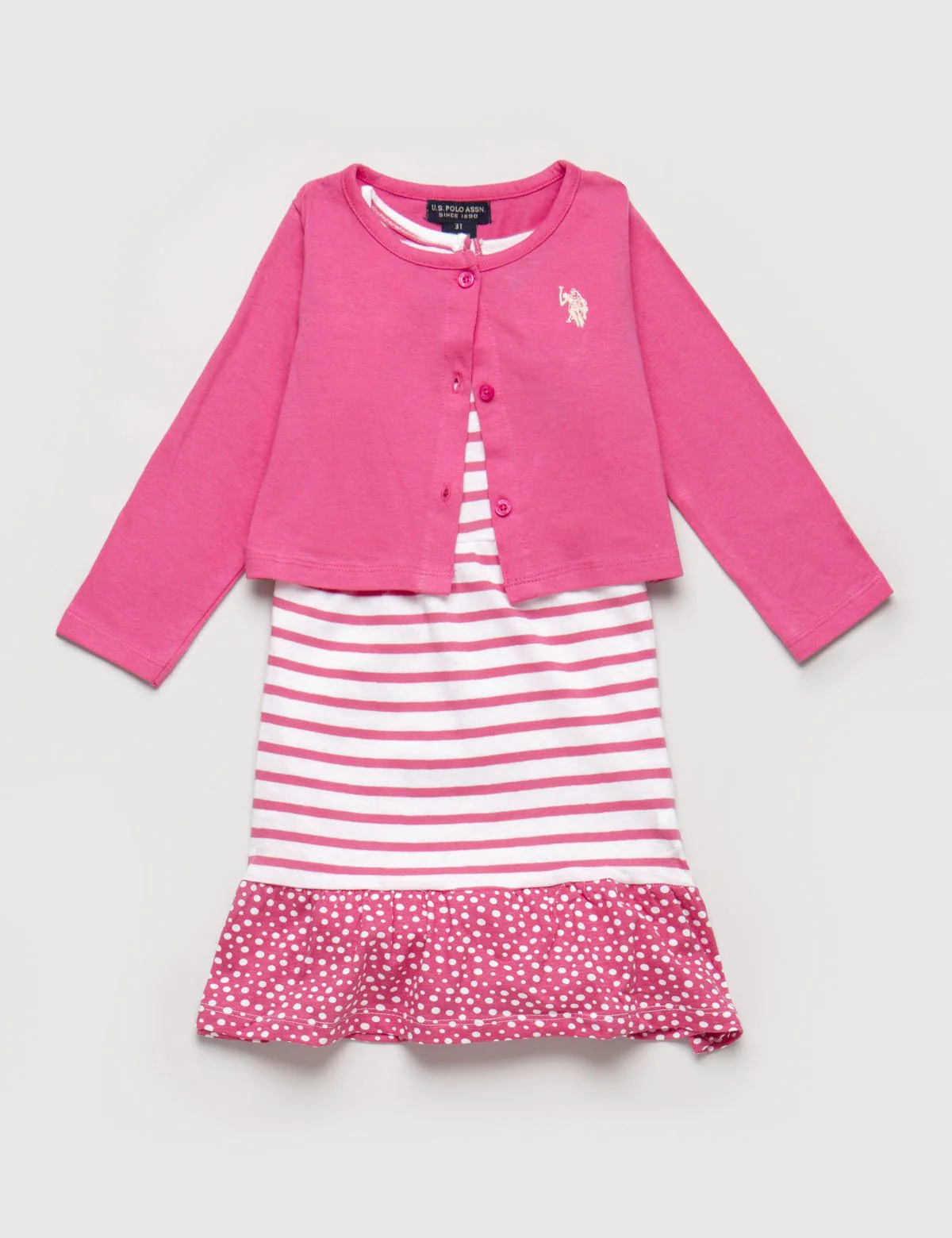 Toddler 2 Piece Set - Dress & Cardigan - Image 4
