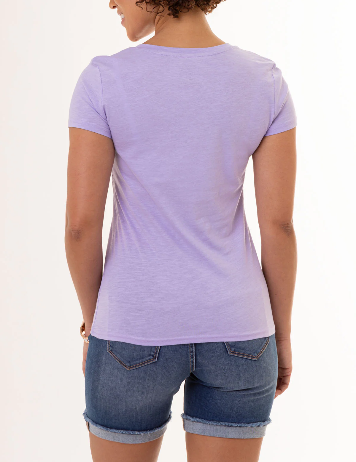 TONAL FLORAL V-NECK T-SHIRT - Image 7