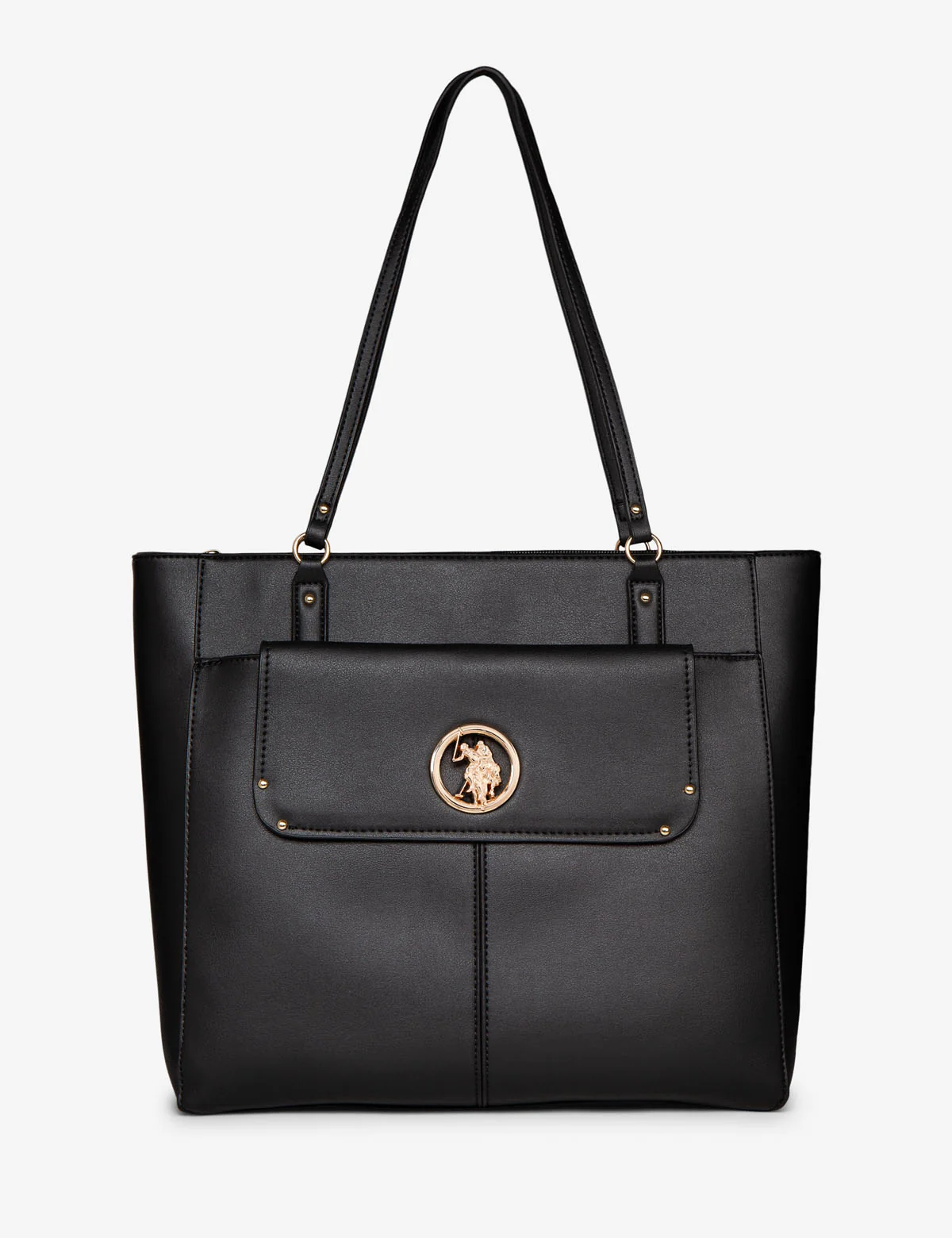 TOTE WITH LOGO MEDALLION