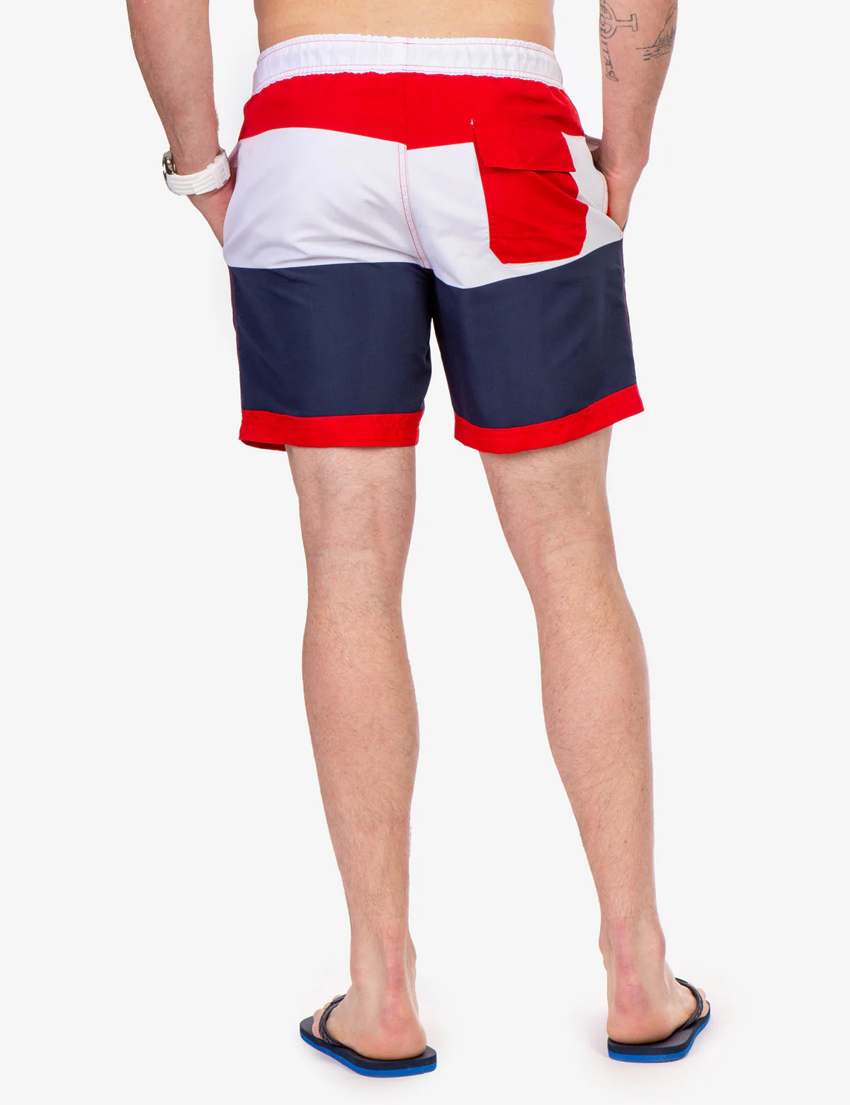 TRI COLOR SWIM TRUNKS - Image 4
