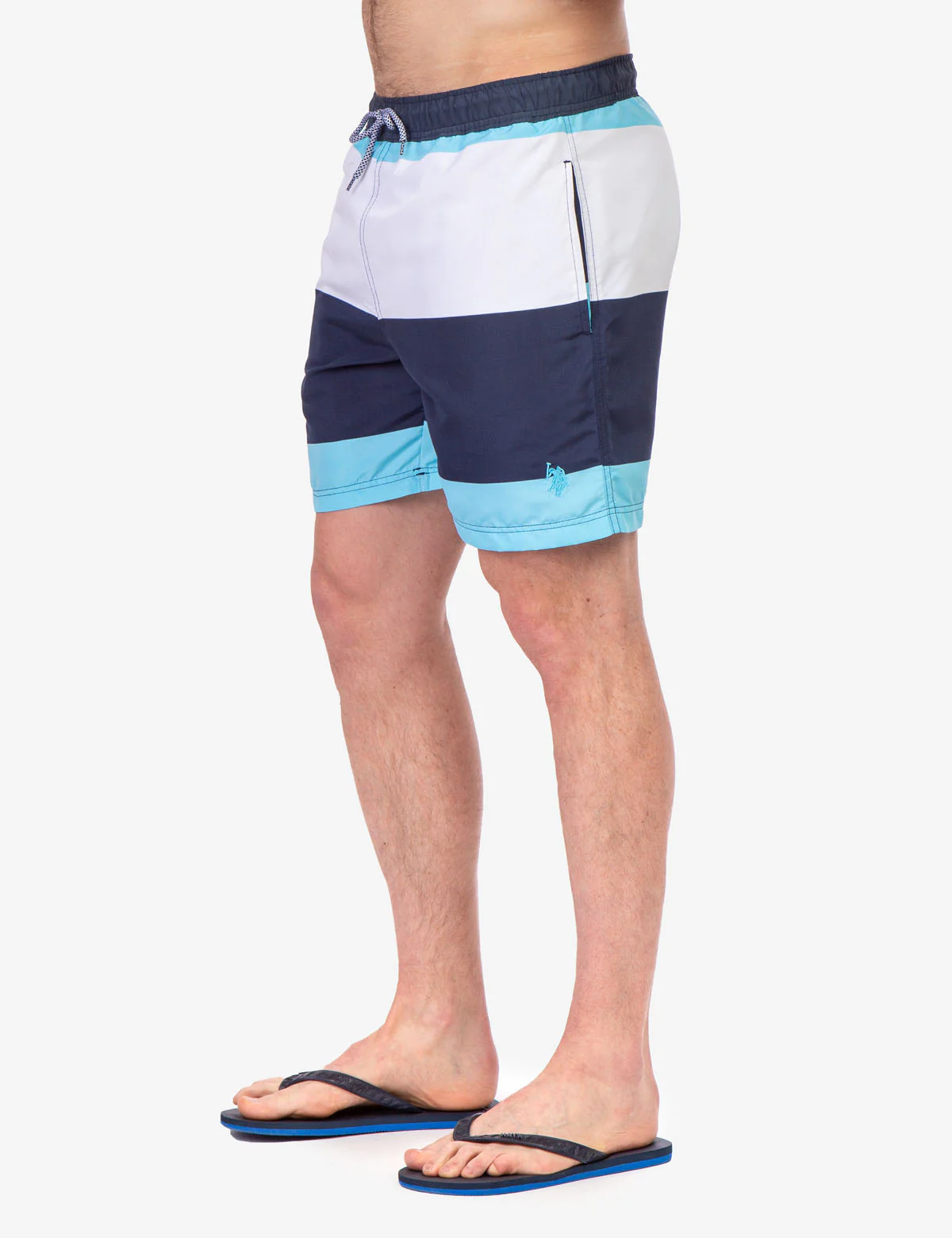 TRI COLOR SWIM TRUNKS - Image 9