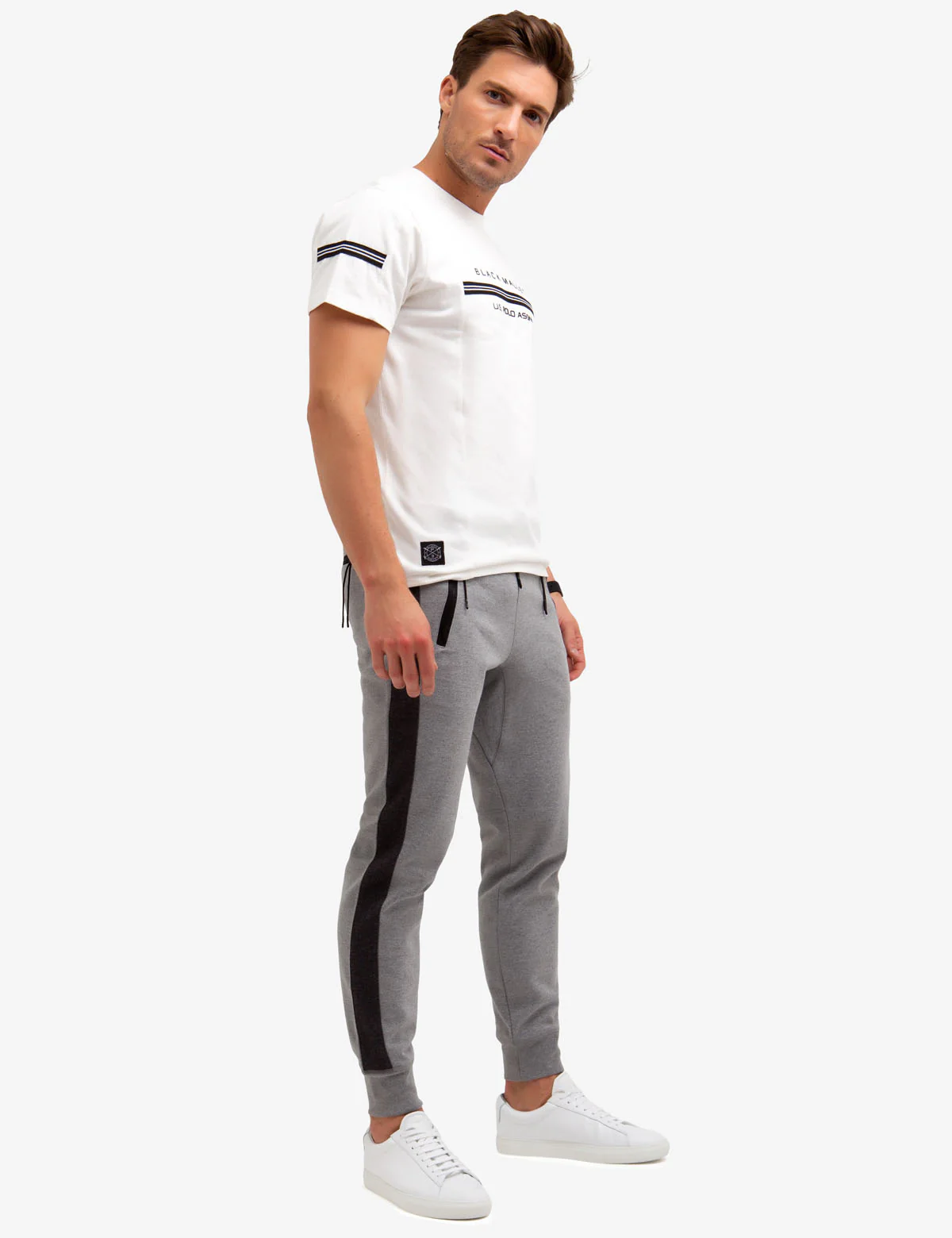 BLACK MALLET YARN DYE TAPING T-SHIRT - Image 6