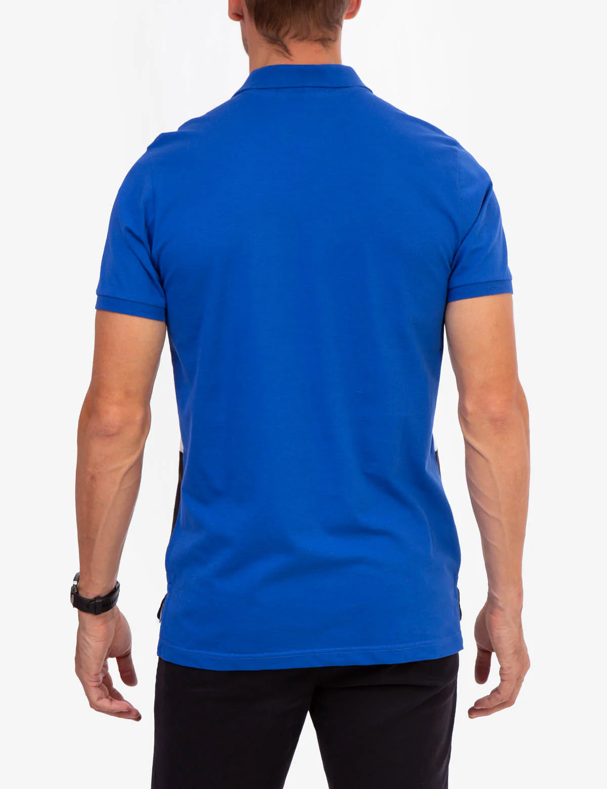TRI COLORBLOCK JERSEY POLO SHIRT - Image 4