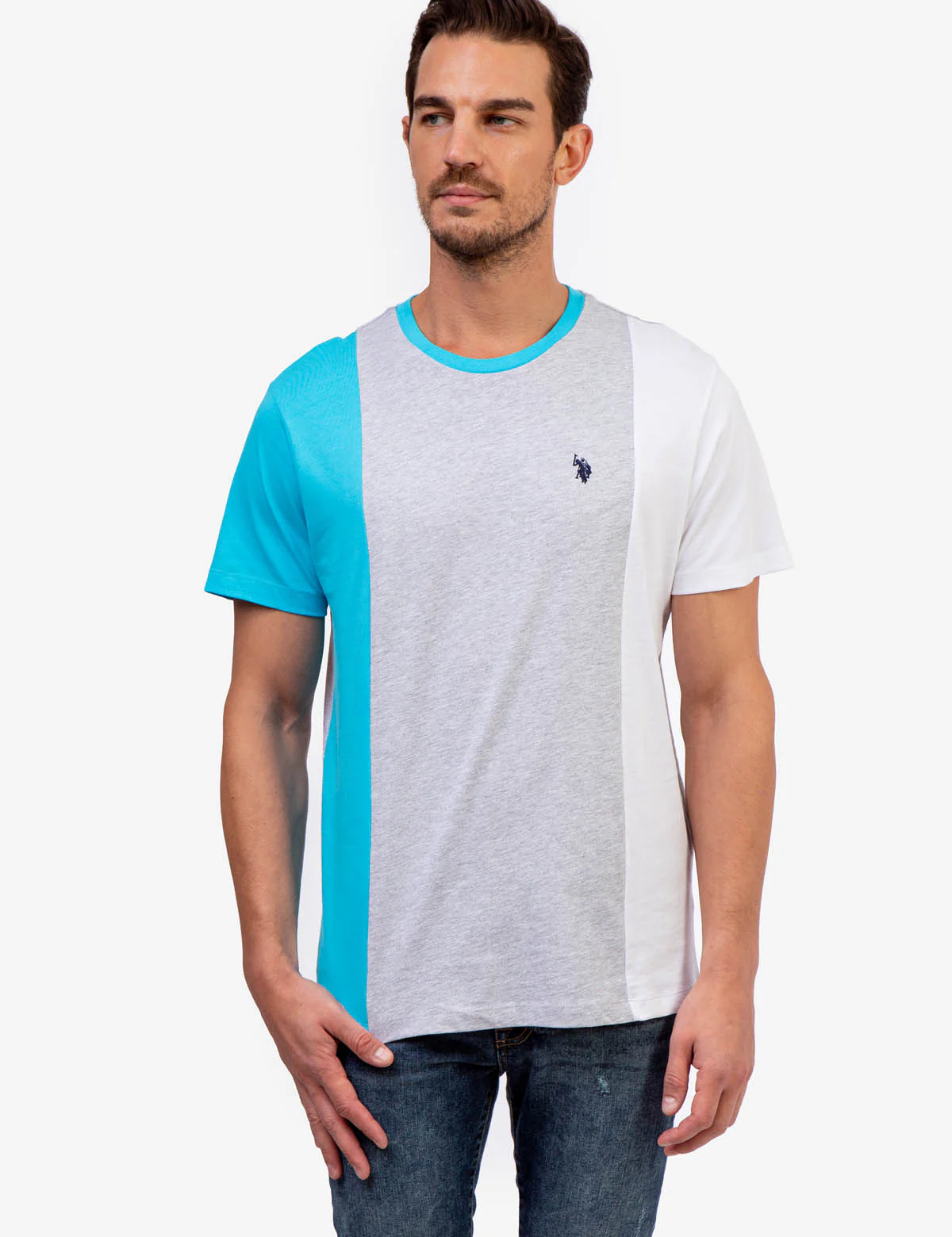 TRI COLORBLOCK T-SHIRT
