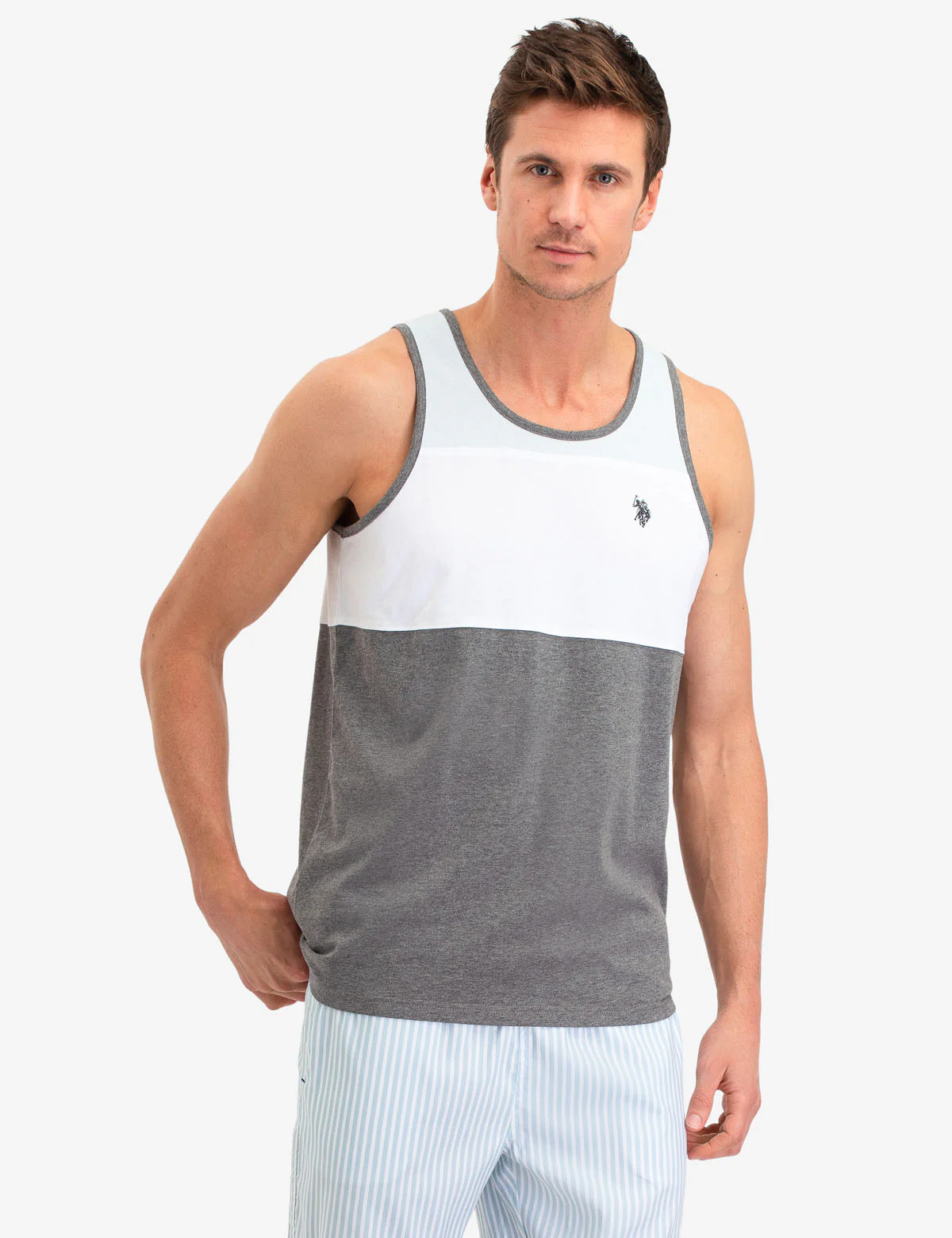 TRI COLORBLOCK TANK