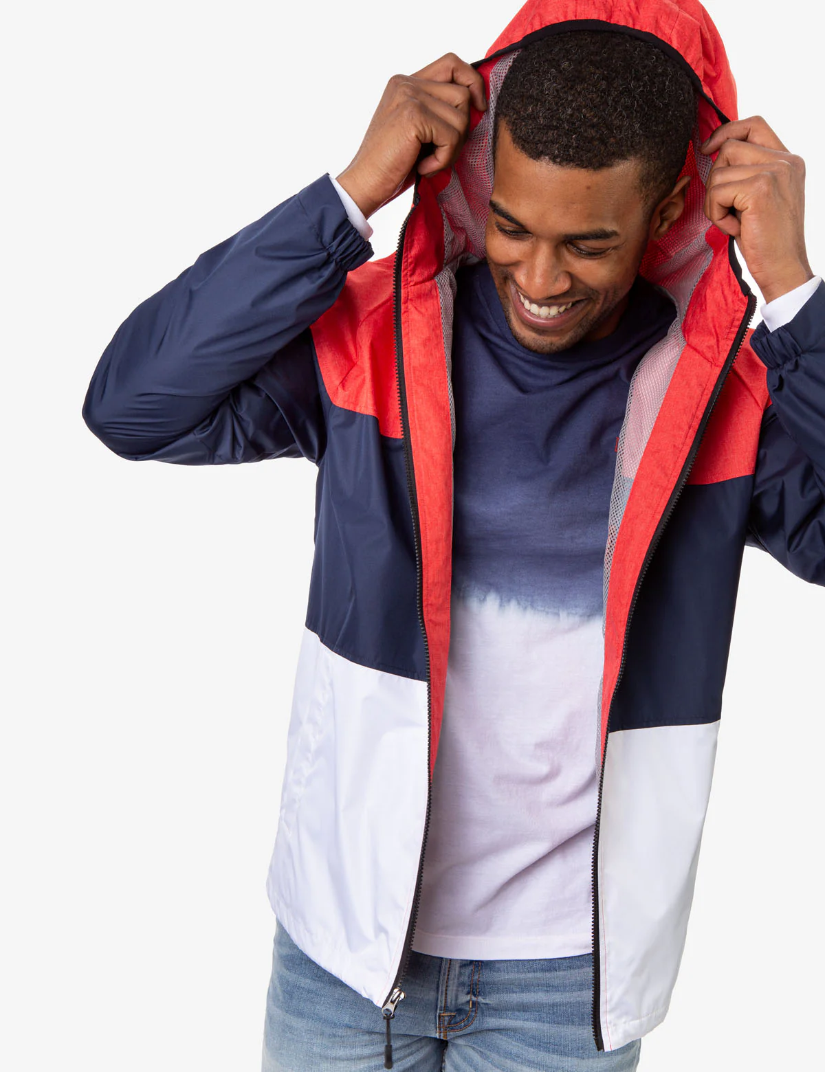 TRICOLOR WINDBREAKER