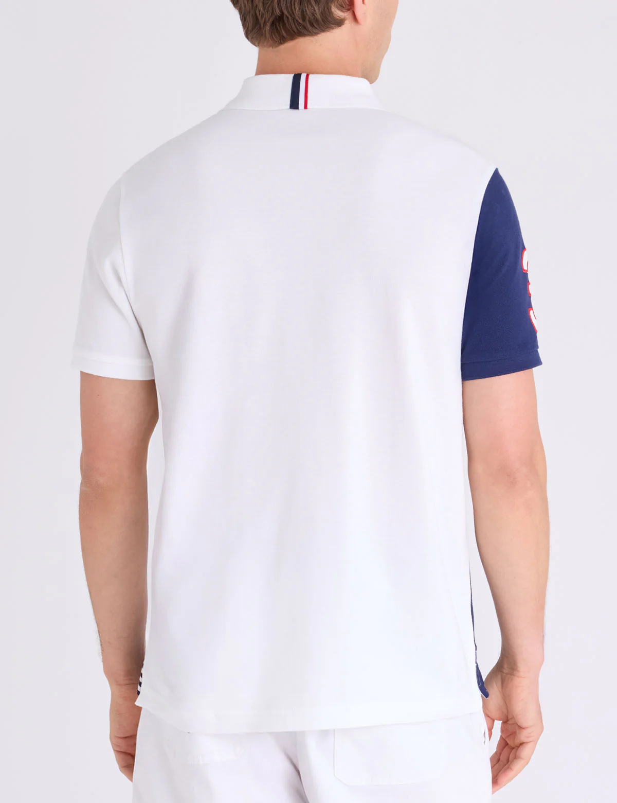 TRICOT SASH COLORBLOCK PIQUE POLO SHIRT - Image 5