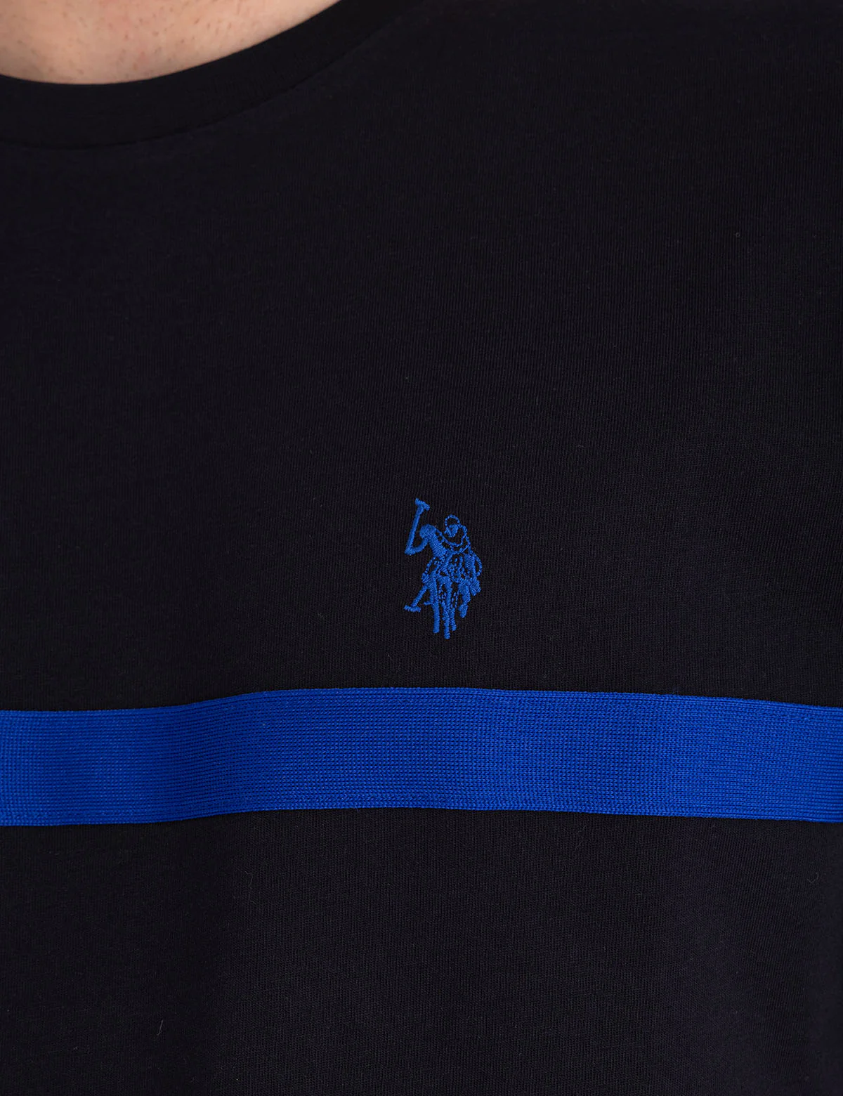 TRICOT TAPE COLOR BLOCK JERSEY T-SHIRT - Image 2