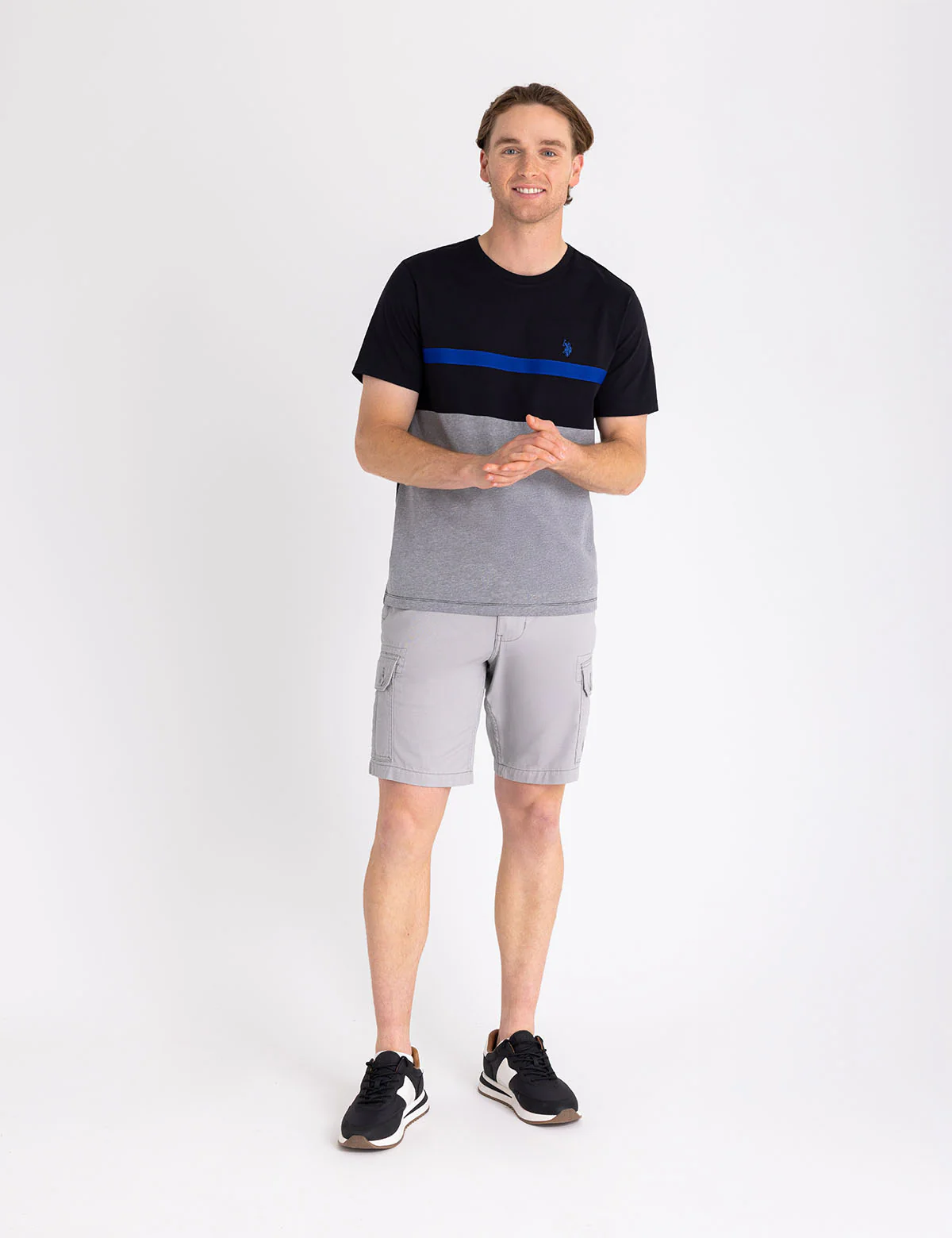 TRICOT TAPE COLOR BLOCK JERSEY T-SHIRT - Image 3