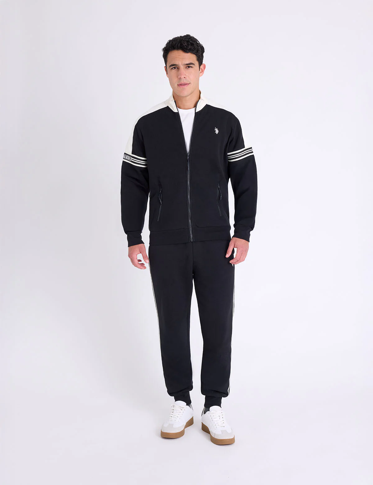 TRICOT TAPE FULL ZIP FLEECE TRACK JACKET - Image 10